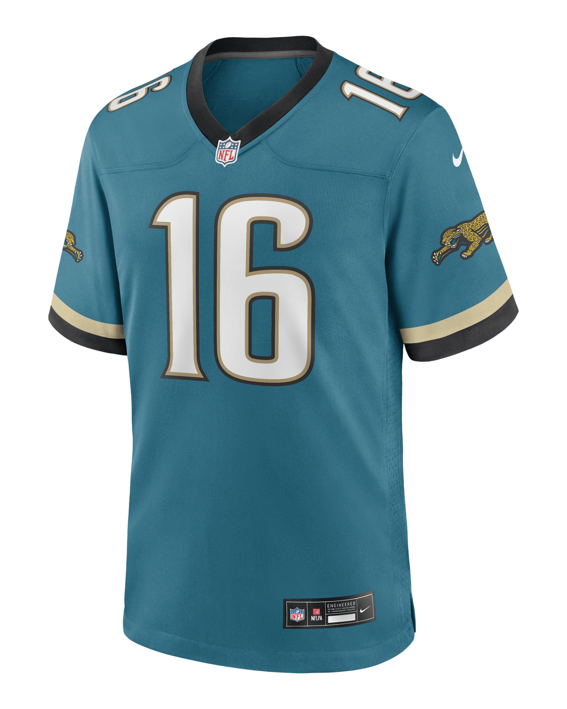 NFL Jacksonville Jaguars (Trevor Lawrence) Men's Game Football Jersey - Teal
