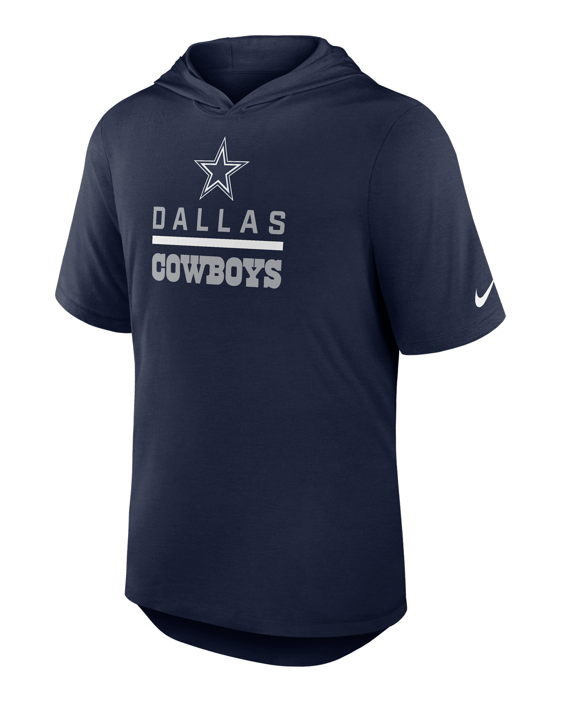 Dallas Cowboys Men's Nike Dri-FIT NFL Hooded T-Shirt - Navy