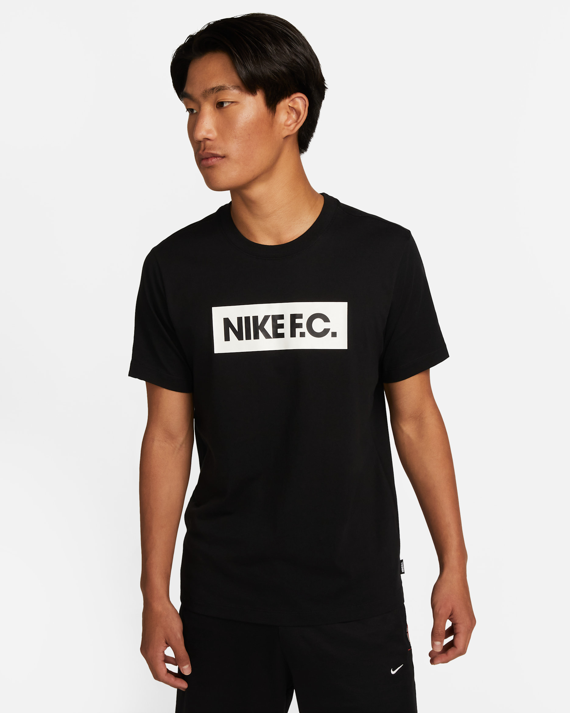 Nike F.C. Men's Football T-Shirt - Black