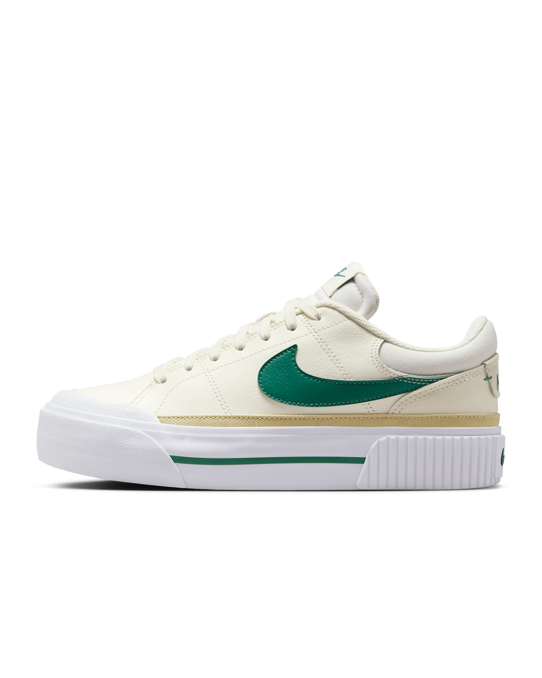 Nike Court Legacy Lift Women's Shoes - Sail/White/Team Gold/Evergreen Aura