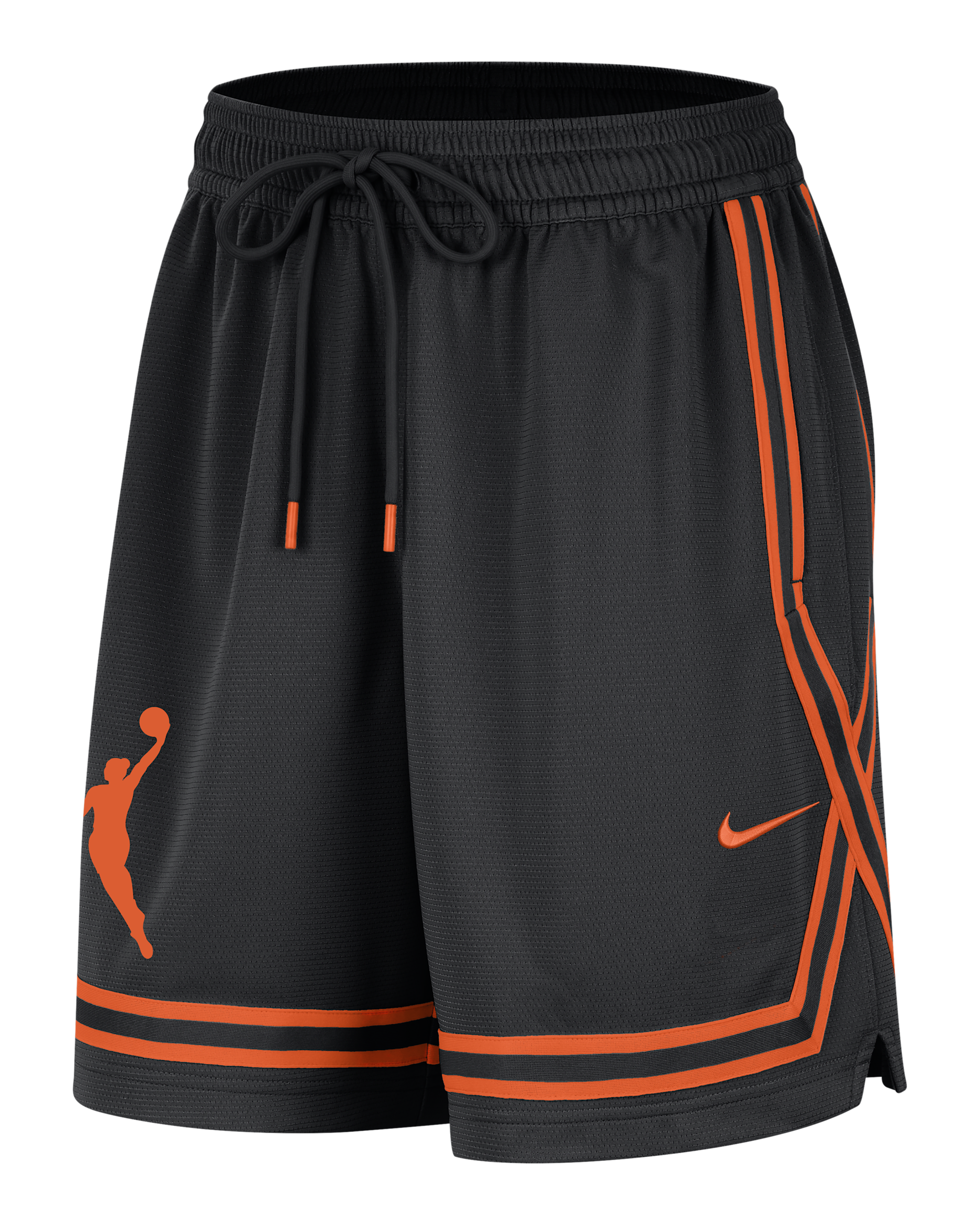 Team 13 Women's Nike Dri-FIT WNBA Shorts - Black/Brilliant Orange