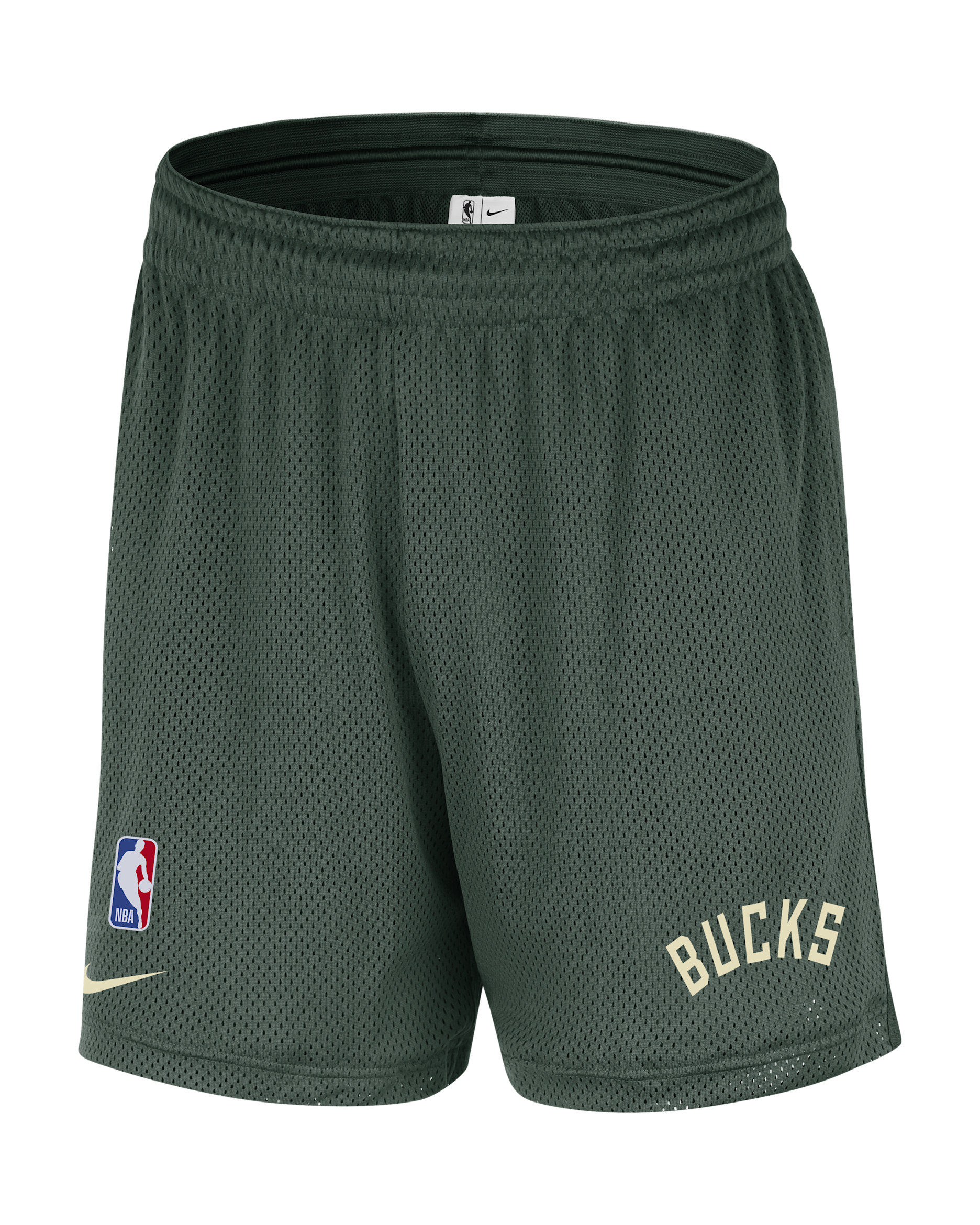 Milwaukee Bucks Men's Nike NBA Mesh Shorts - Fir