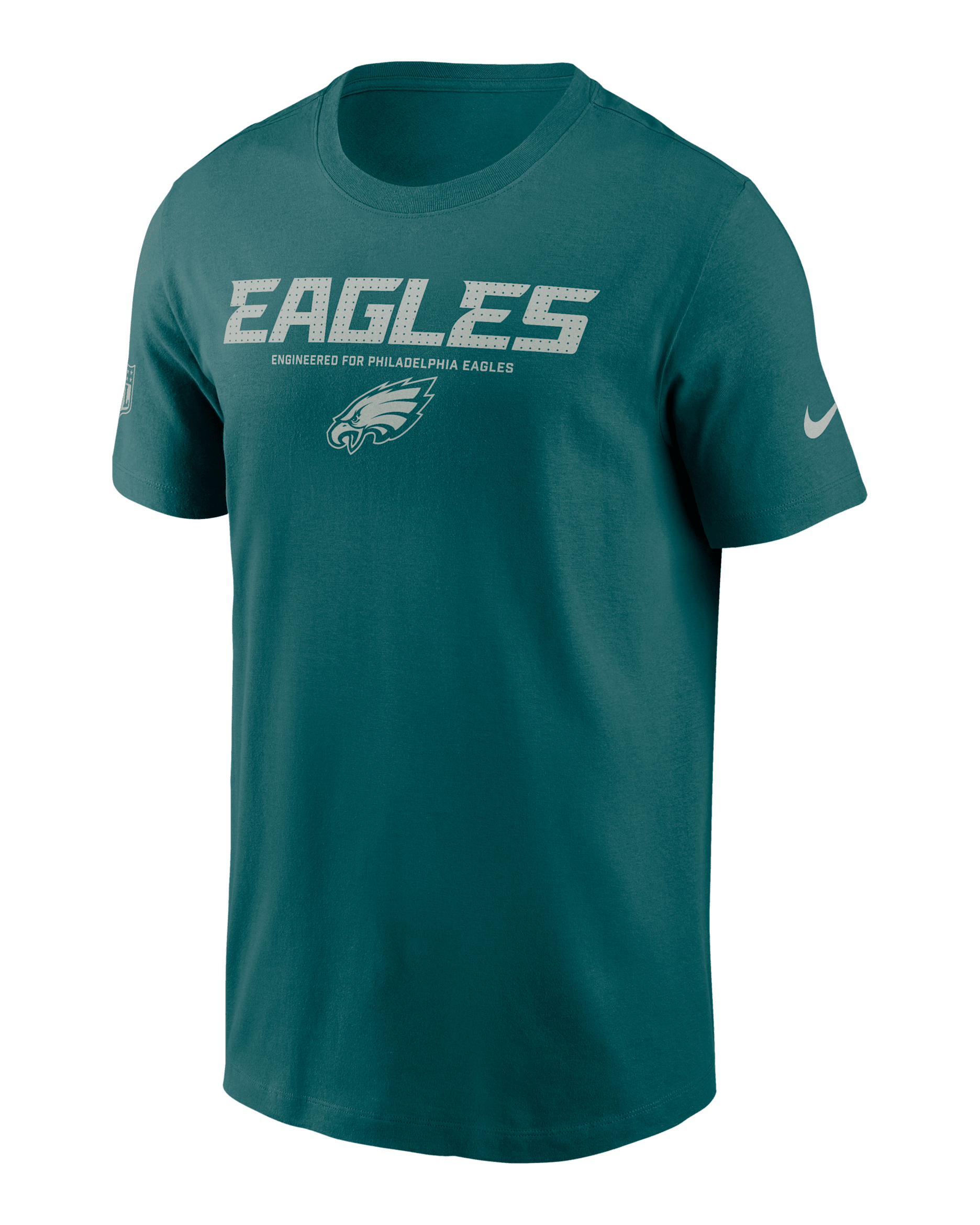 Philadelphia Eagles Sideline Team Issue Men's Nike Dri-FIT NFL T-Shirt - Green