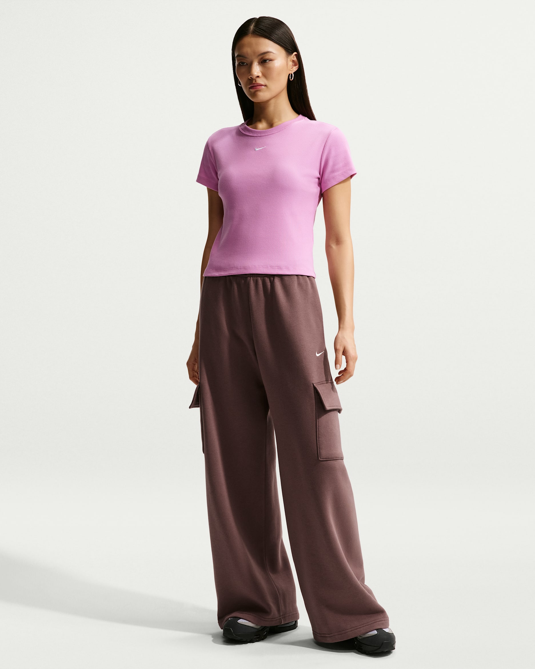 Nike Sportswear Phoenix Fleece Women's Cargo Sweatpants - Tattoo/Sail