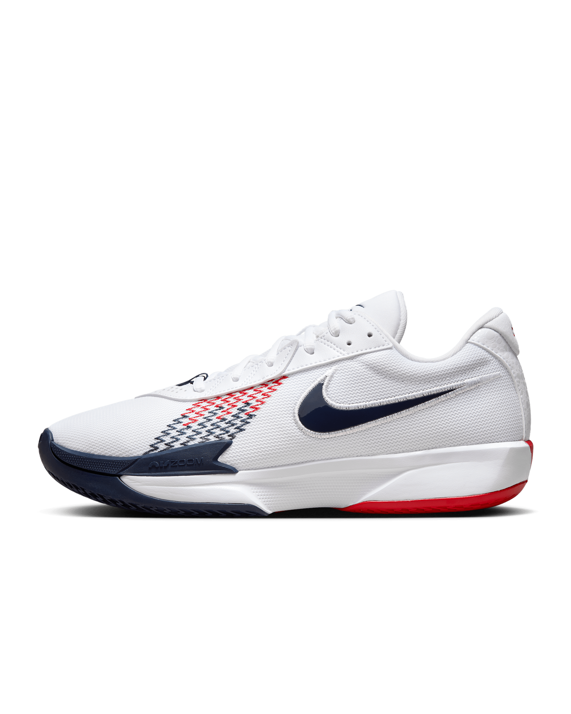 Nike G.T. Cut Academy EP Basketball Shoes - White/Sport Red/Obsidian