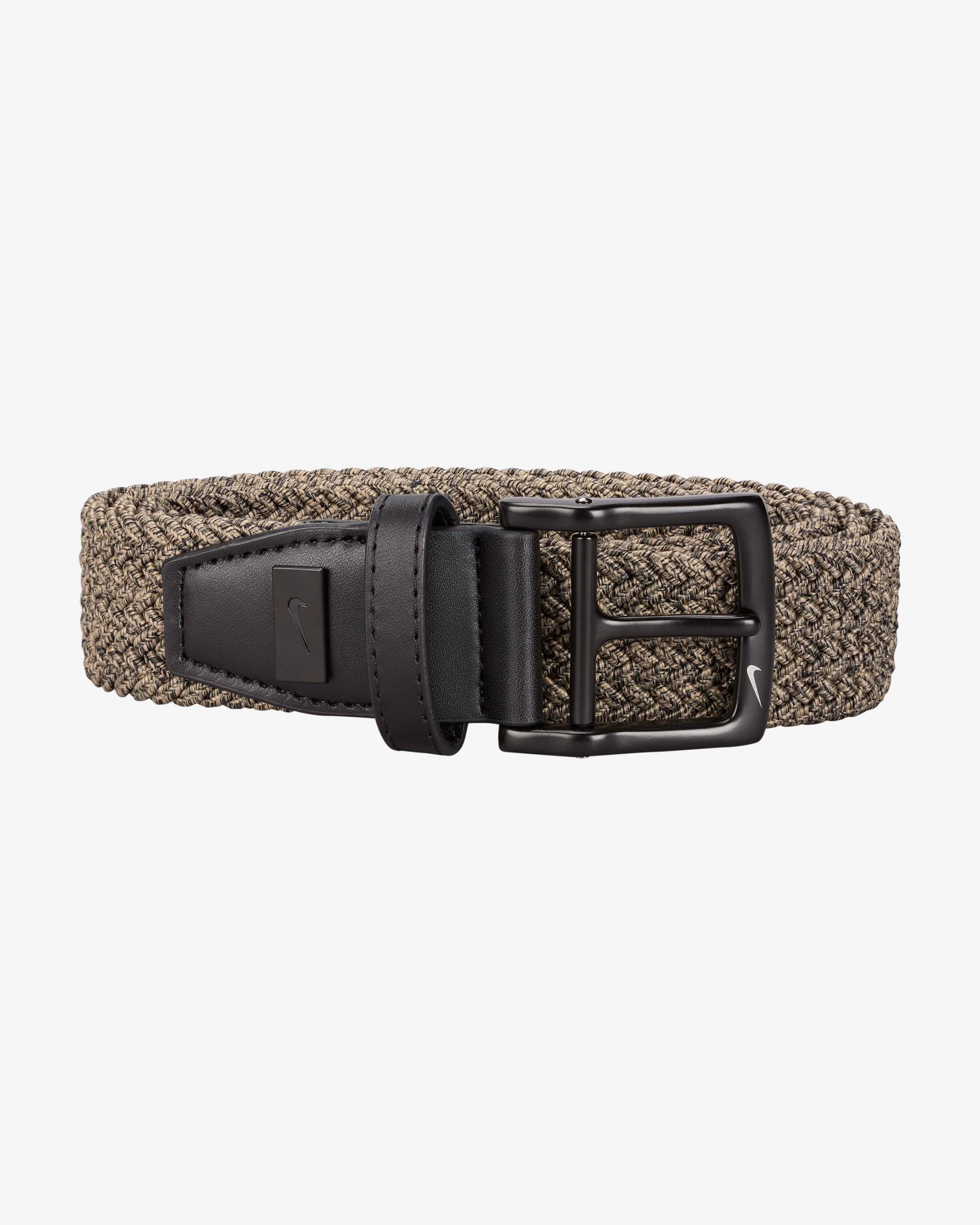 Nike Men's Heather Stretch Woven Belt - Khaki