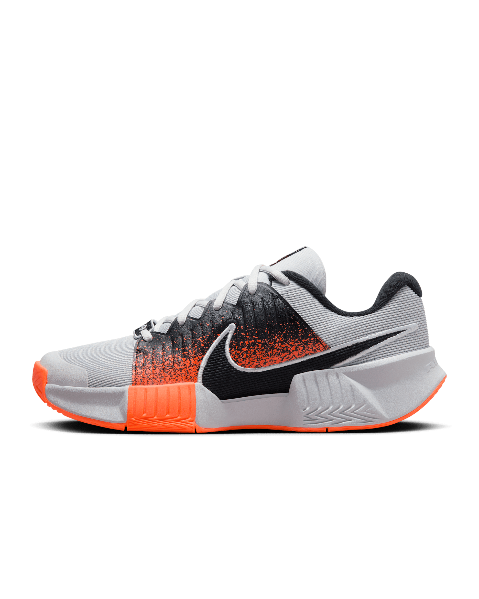 Nike GP Challenge Pro Premium Men's Hard Court Tennis Shoes - Pure Platinum/Hyper Crimson/White/Black
