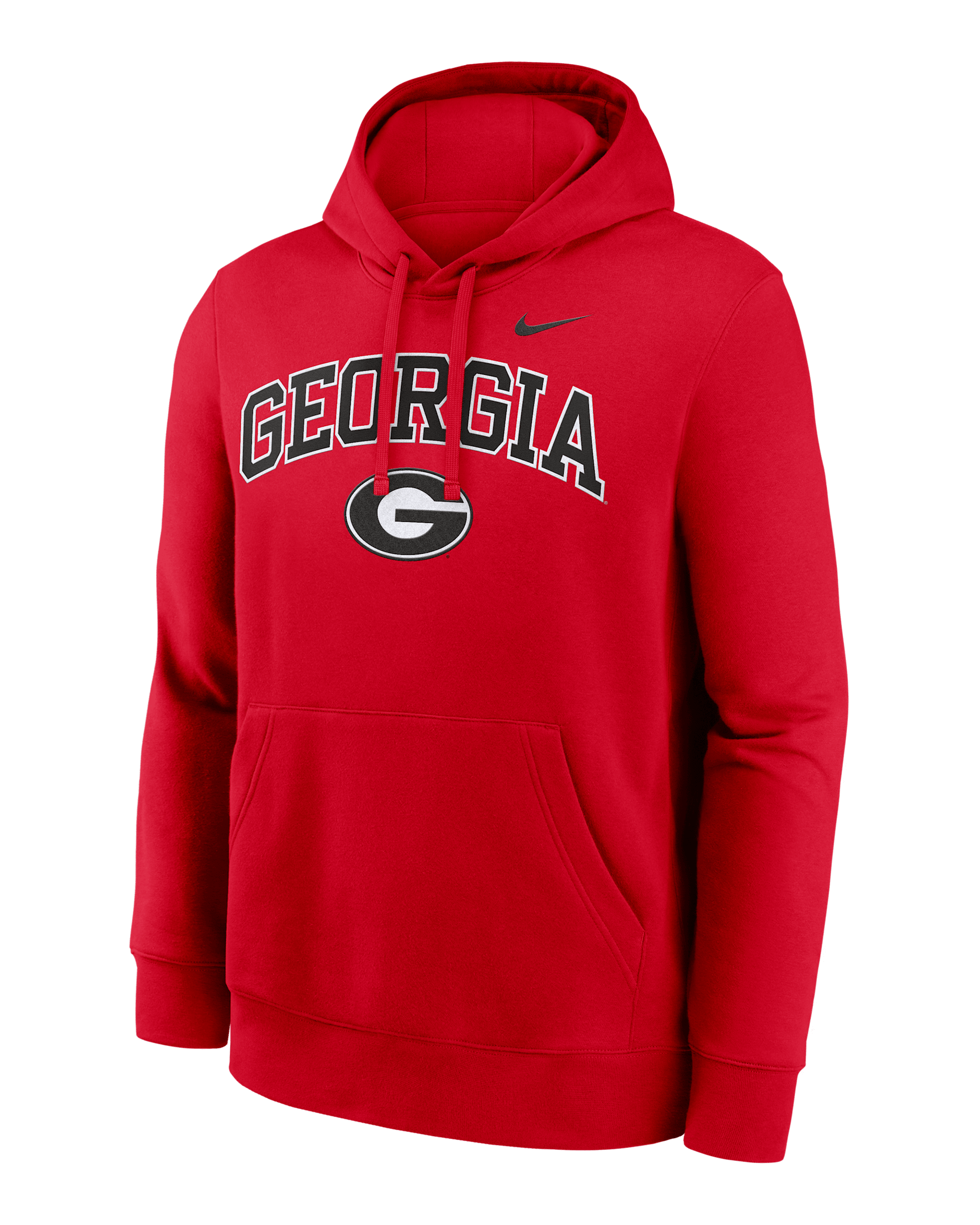 Georgia Arch Men's Nike College Pullover Hoodie - Red
