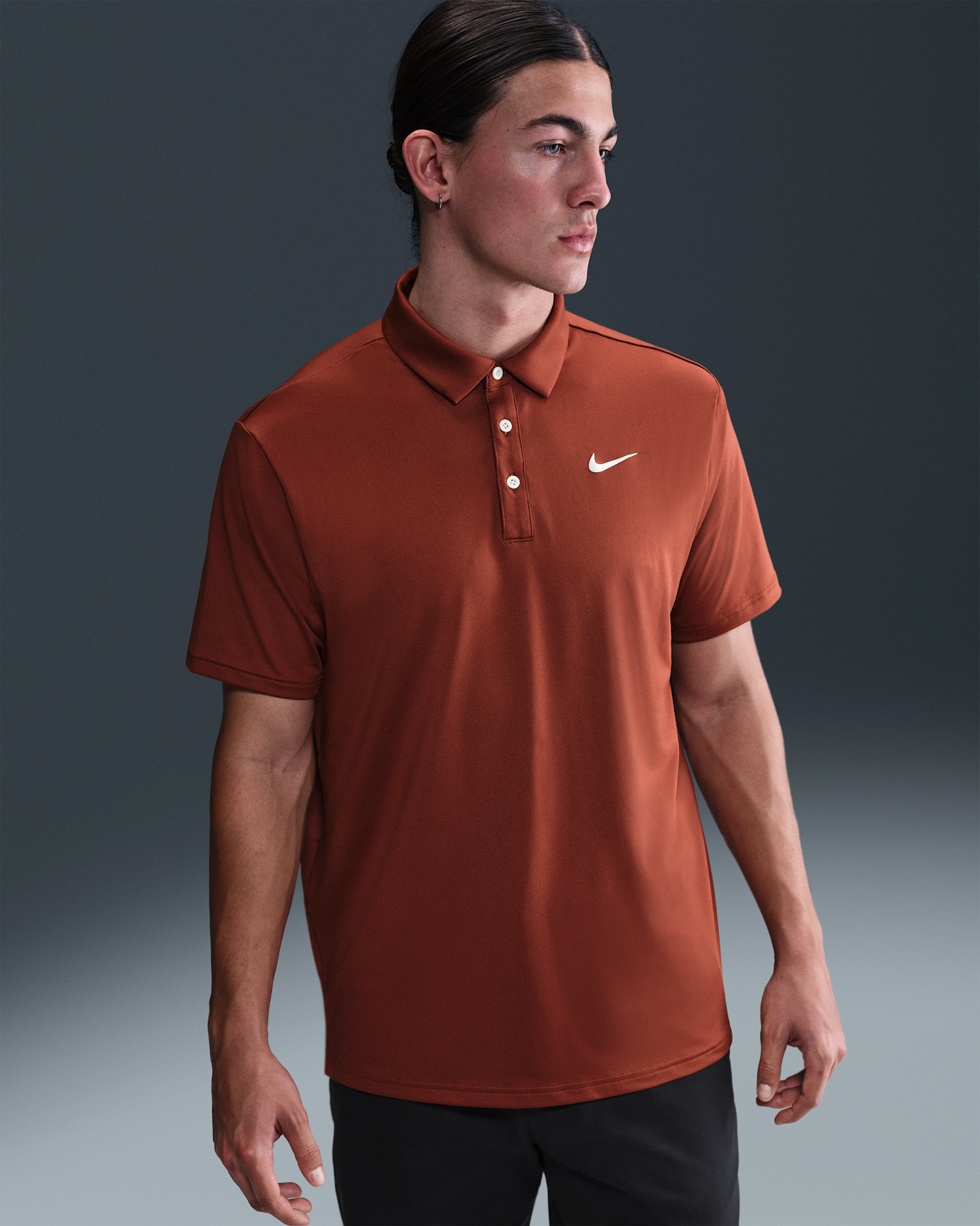 Nike Tour Men's Dri-FIT Solid Golf Polo - Mars Stone/Pale Ivory