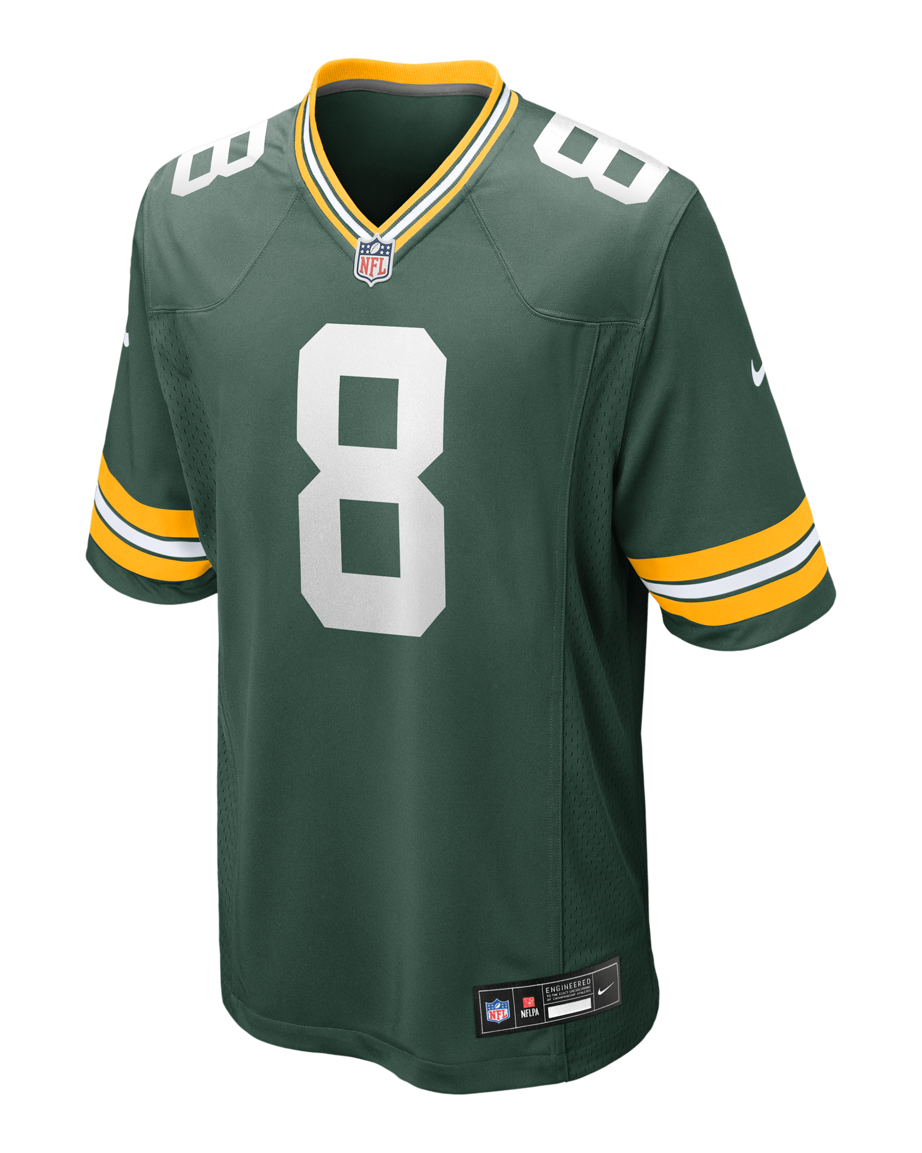Josh Jacobs Green Bay Packers Men's Nike NFL Game Jersey - Fir