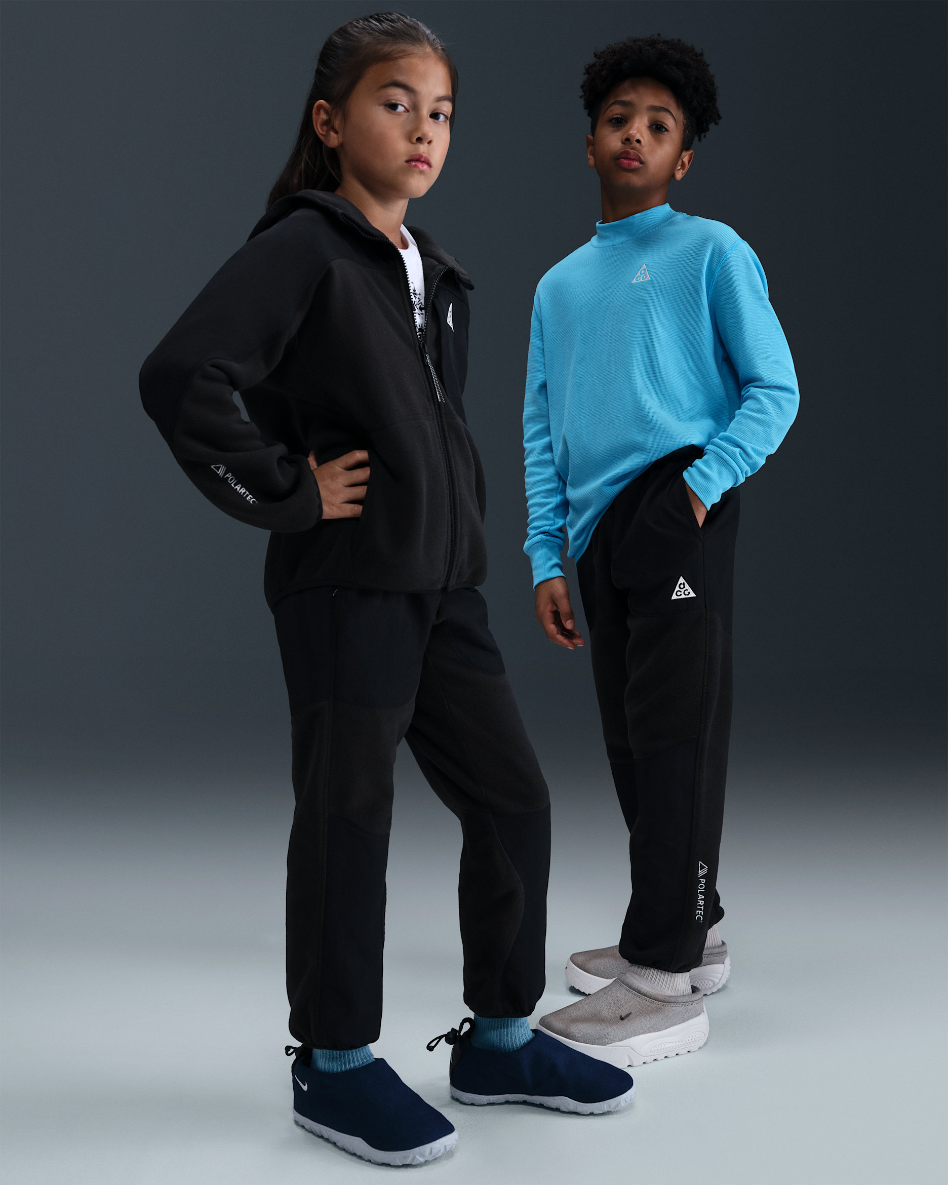 Calças Nike ACG "Wolf Tree" Polartec® Júnior - Preto/Preto/Branco Summit