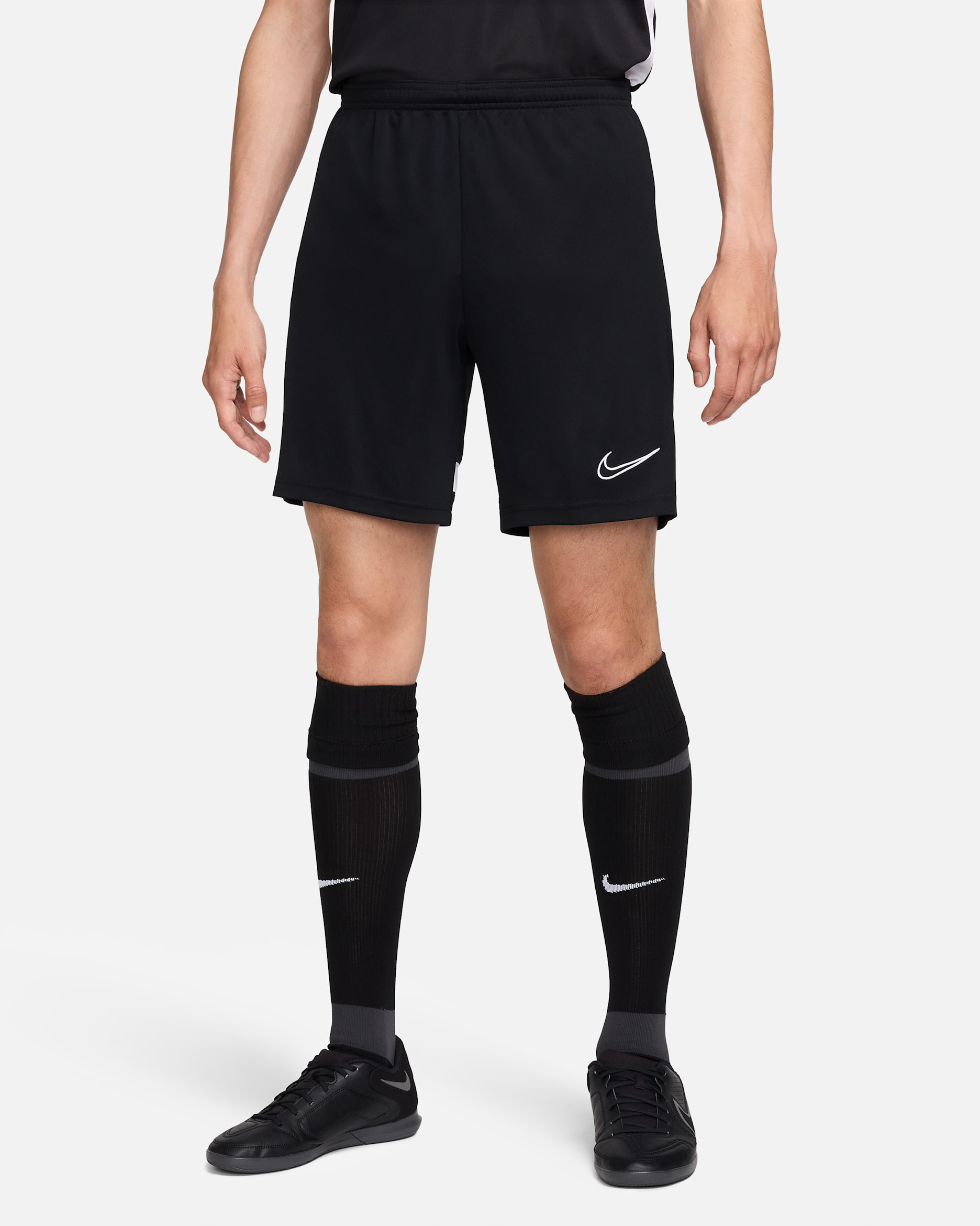 Nike Dri-FIT Academy Men's Knit Football Shorts - Black/White/White/White