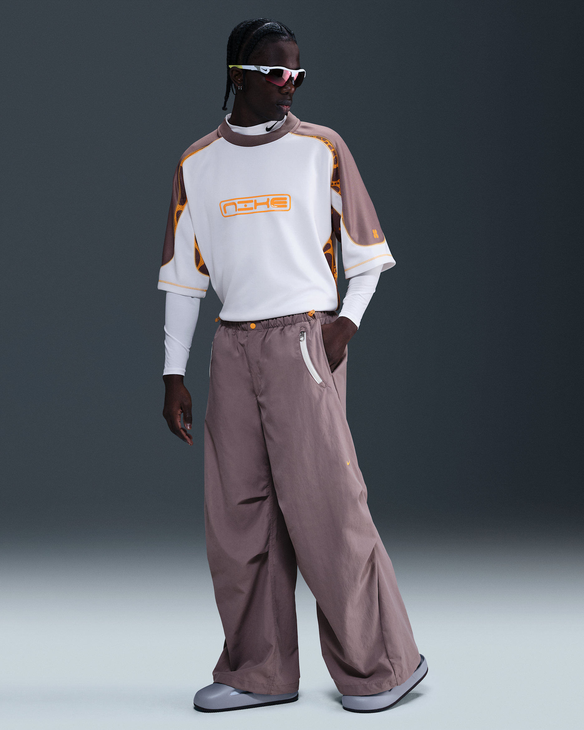 Nike Project F.R.O.G. Men's Parachute Pants - Taupe Grey/Sundial/Sundial