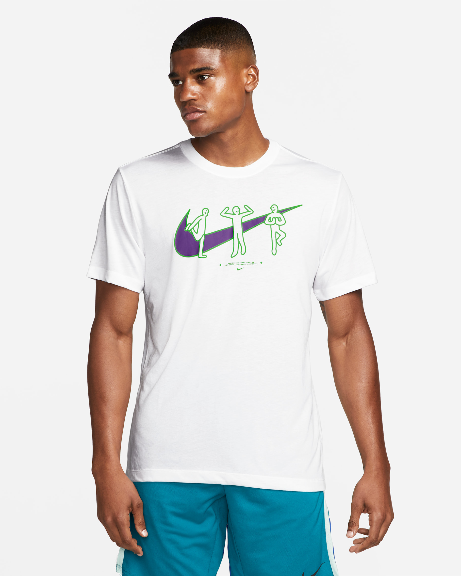 Nike Dri-FIT Men's Training T-Shirt - White