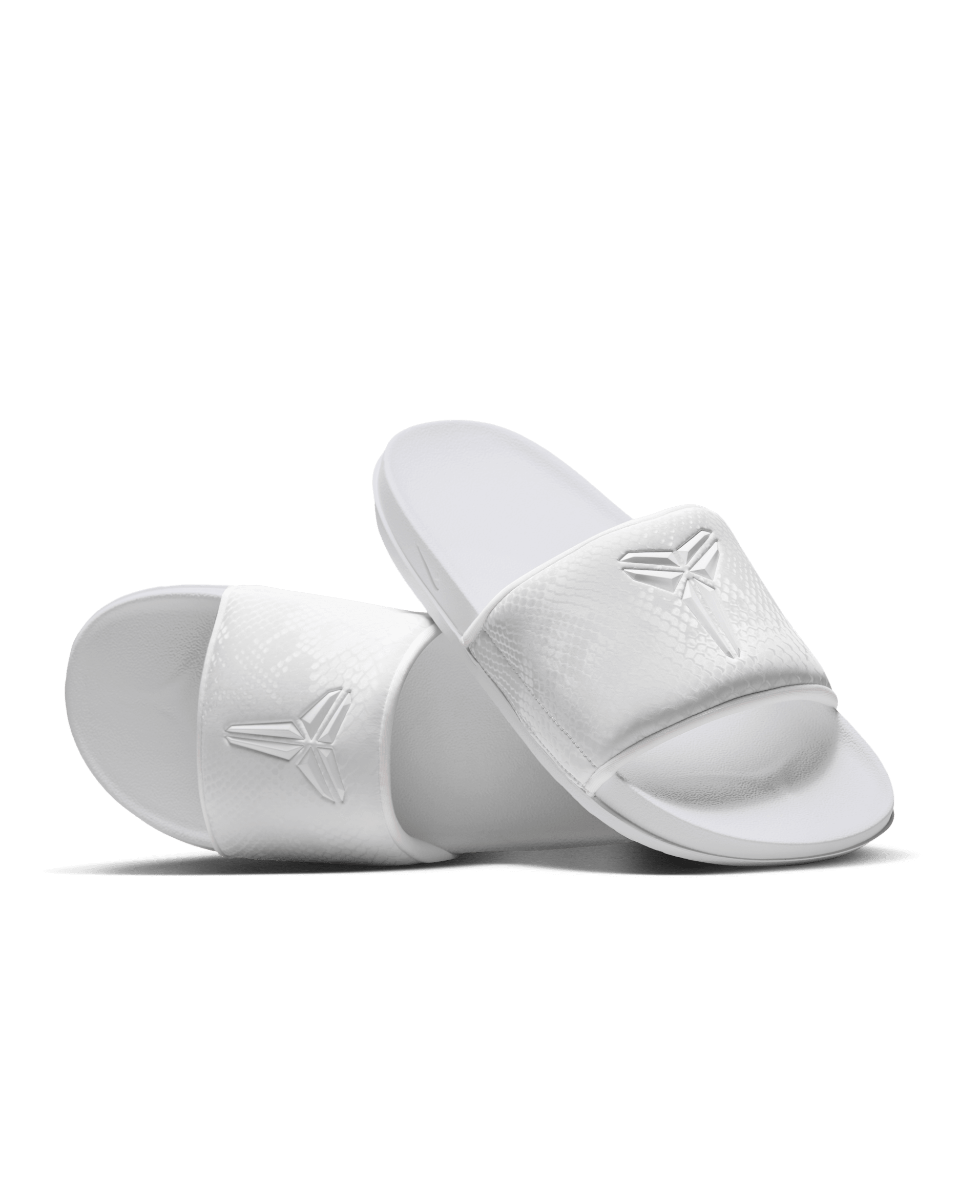 Kobe Offcourt Men's Slides - White/White