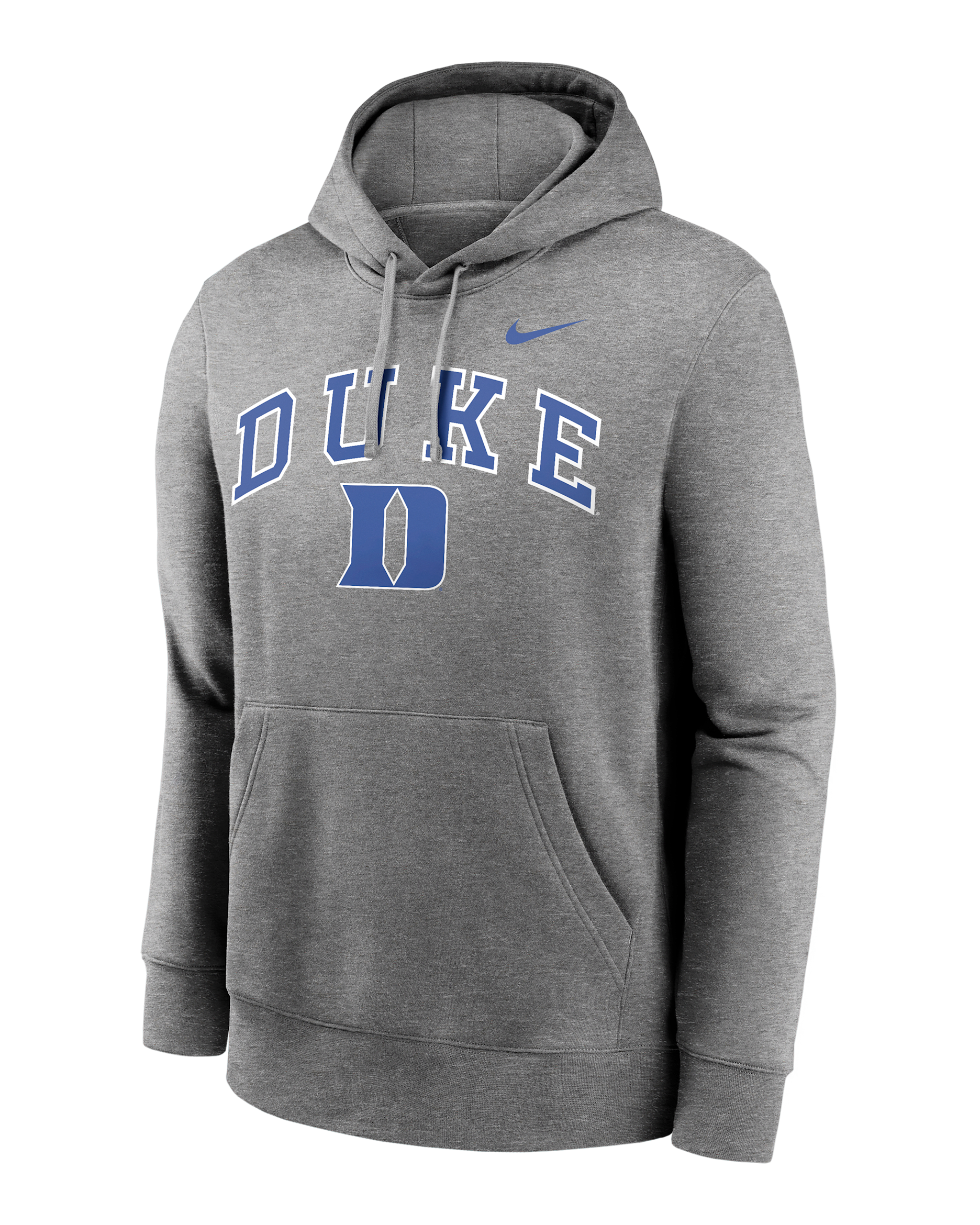 Duke Arch Men's Nike College Pullover Hoodie - Grey