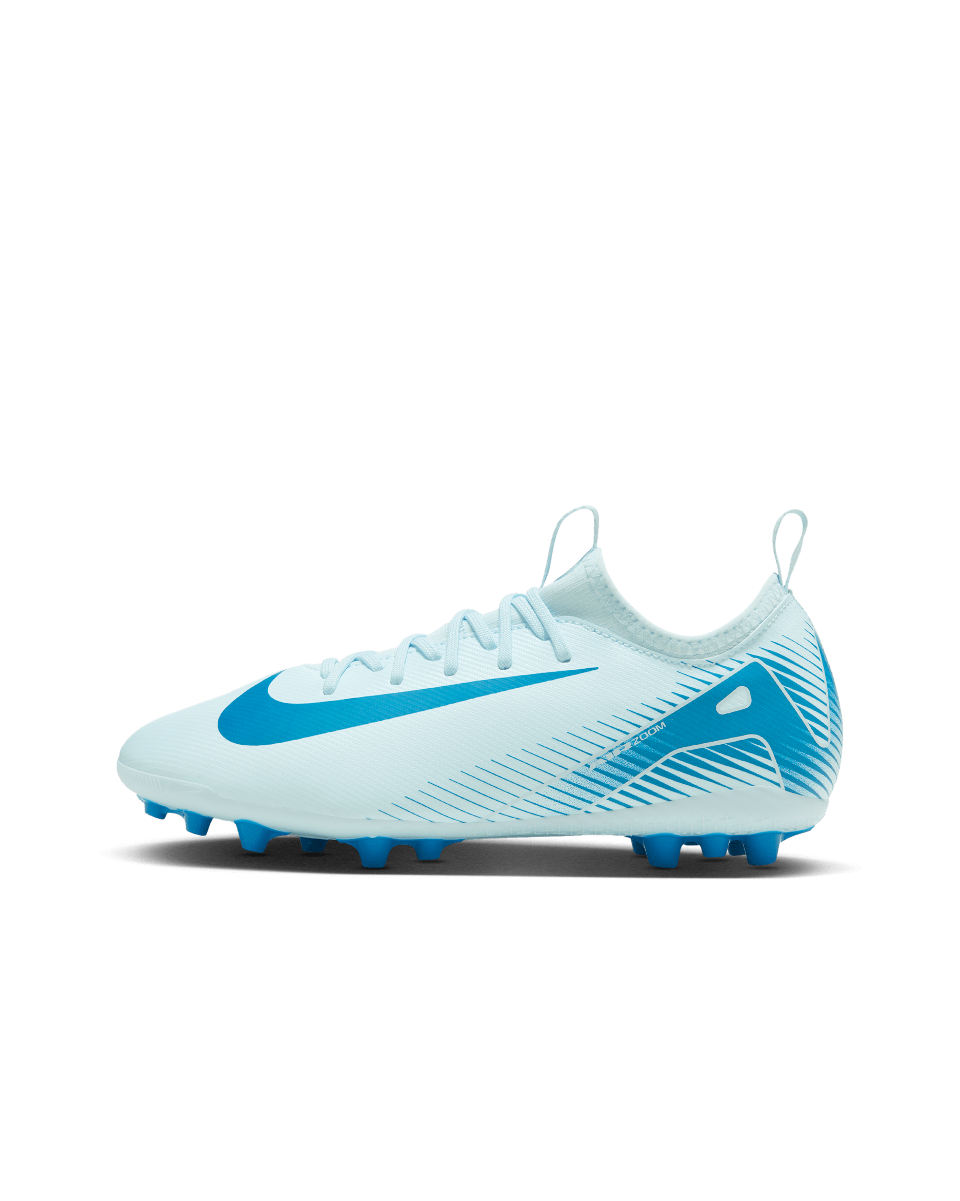 Nike Jr. Mercurial Vapor 16 Academy műgyepre készült, alacsony szárú futballcipő gyerekeknek/nagyobb gyerekeknek - Glacier Blue/Blue Orbit