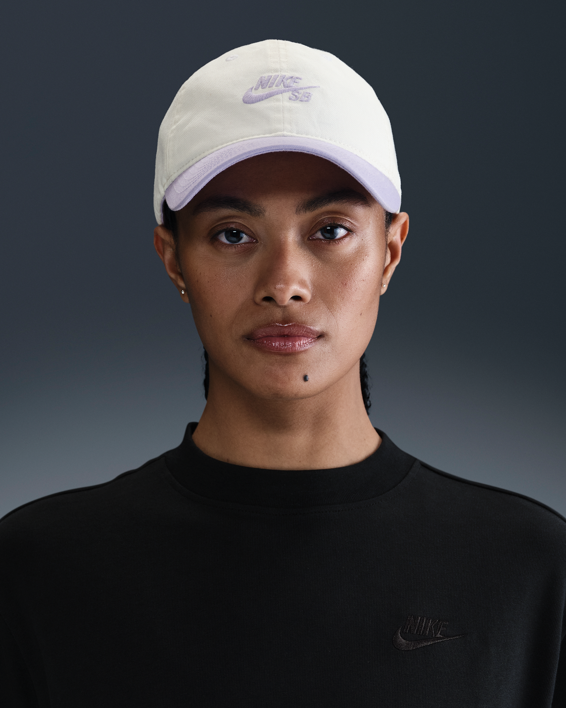 Nike SB Club skatepet zonder structuur - Sail/Hydrangeas/Hydrangeas