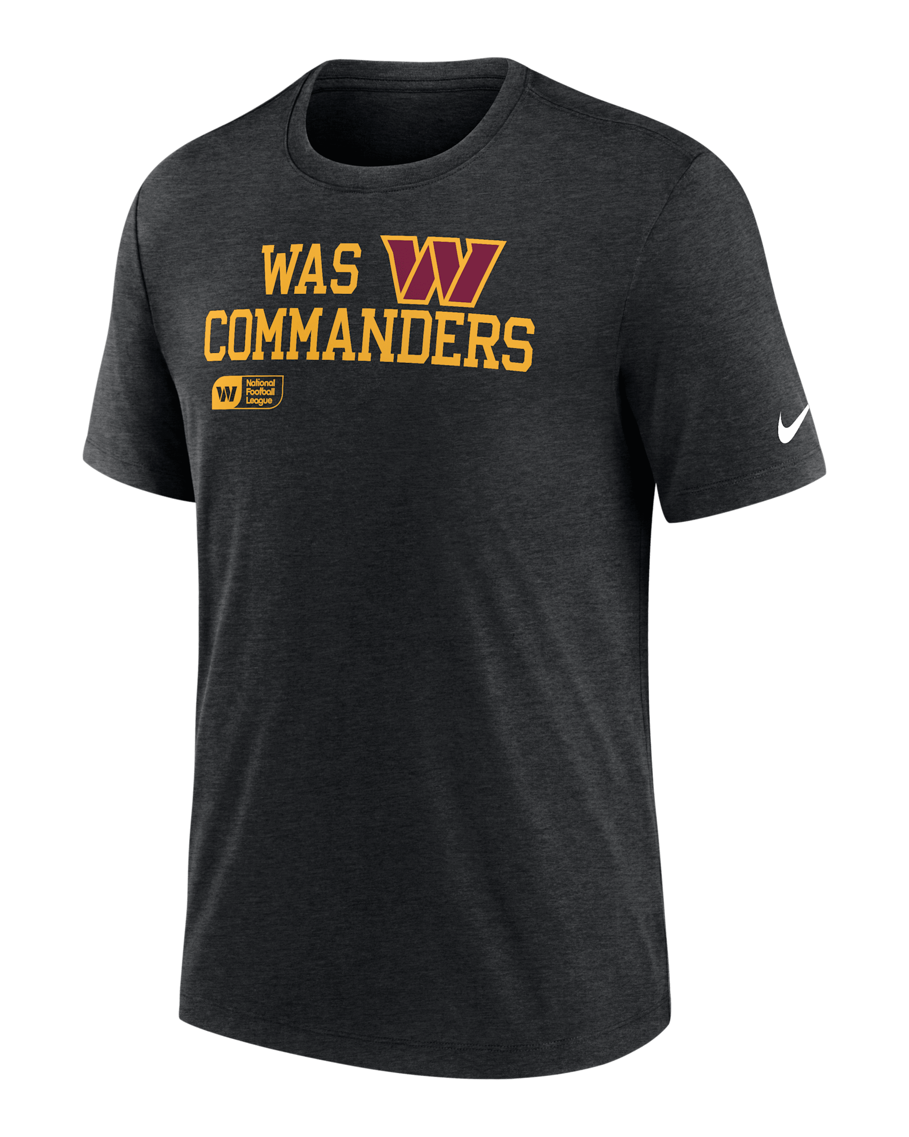 Washington Commanders Overlap Lockup Men's Nike NFL T-Shirt - Black