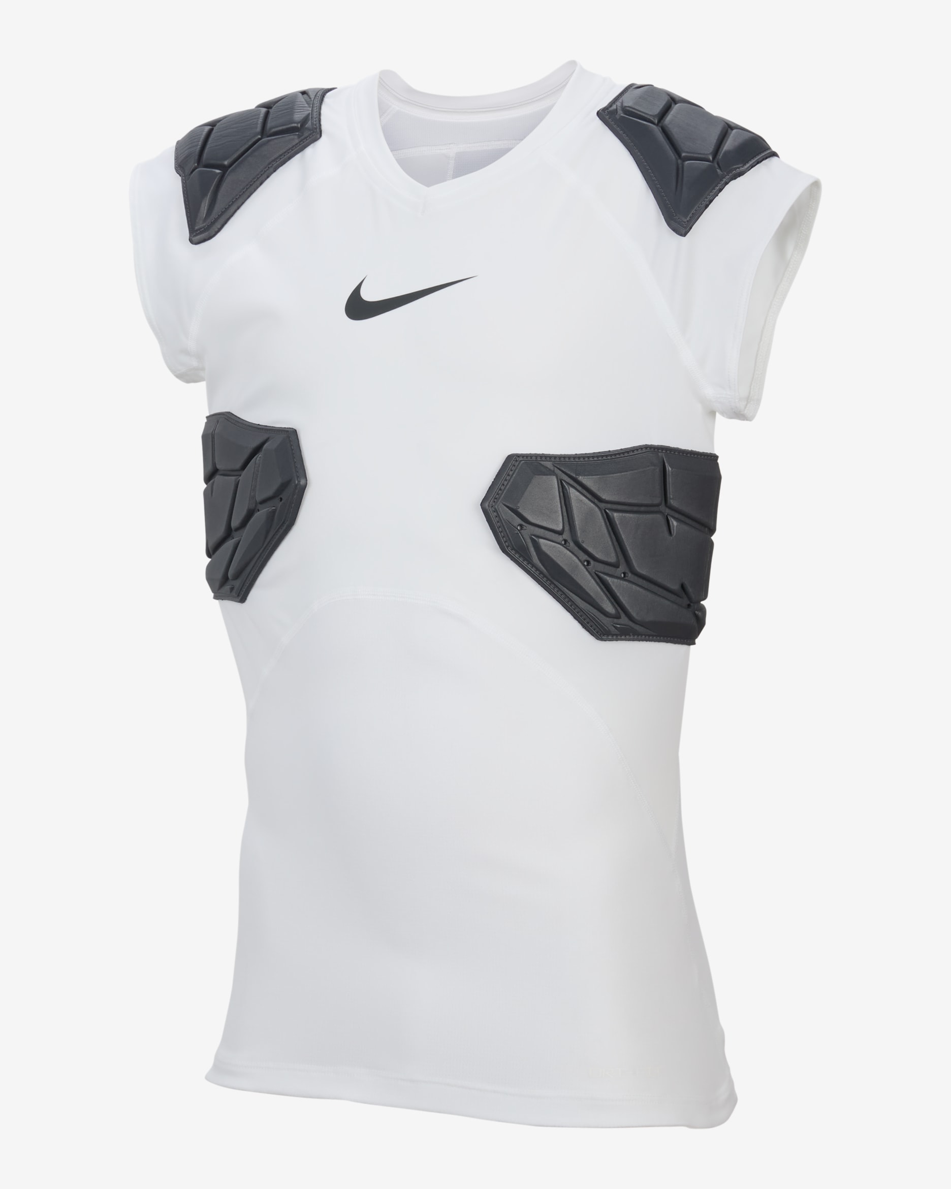 Nike Pro Big Kids' (Boys') HyperStrong Football Top - White