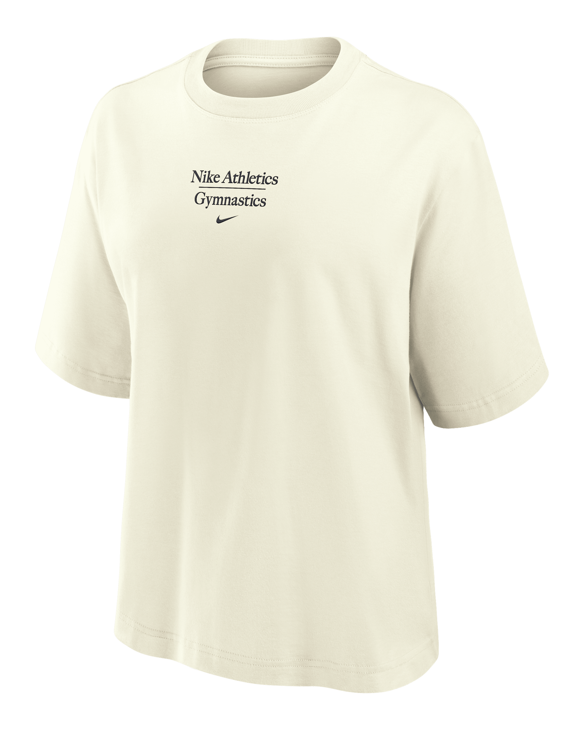 Nike Women's Gymnastics Short-Sleeve Boxy T-Shirt - Sail