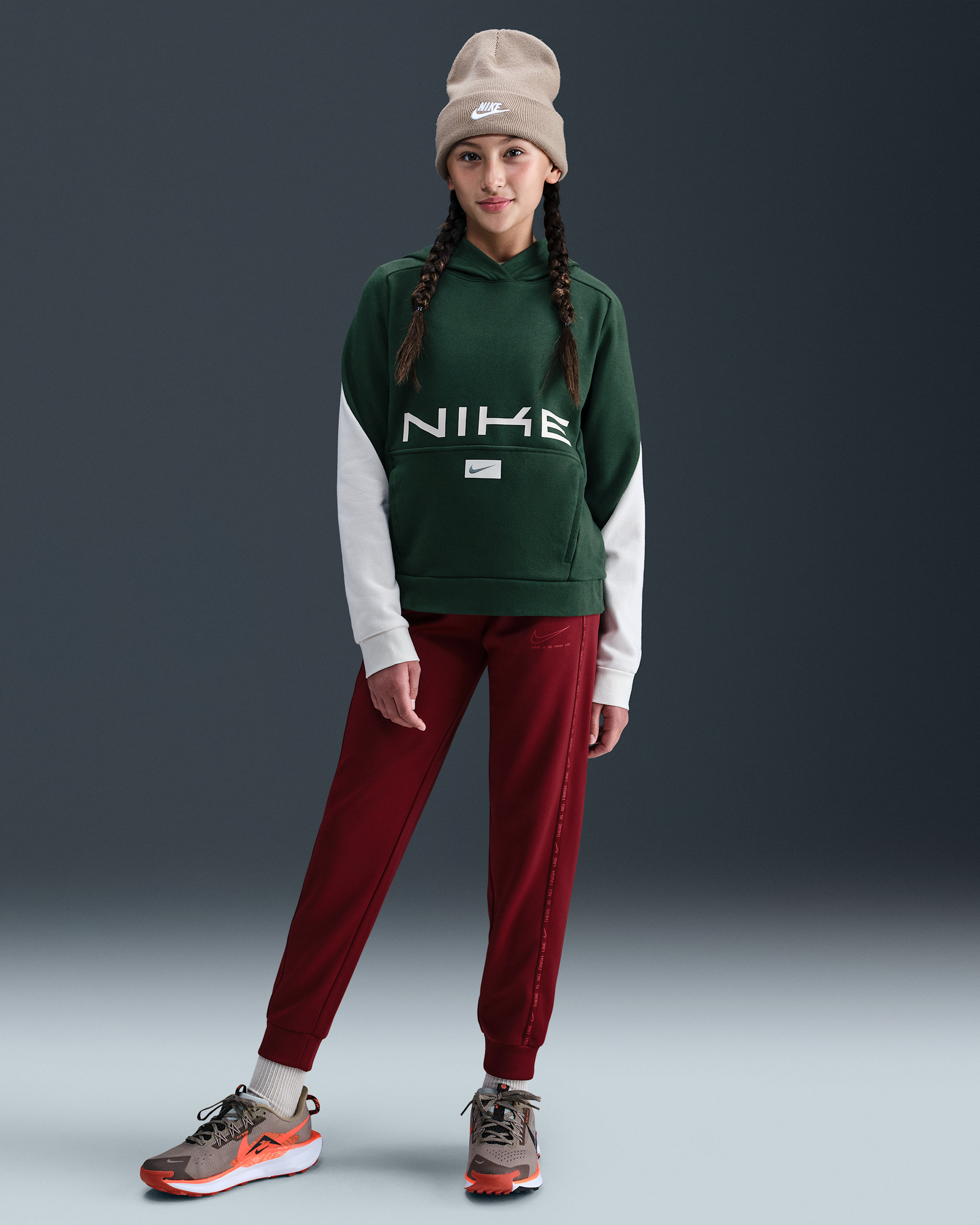 Nike Sportswear Multi Big Kids' Dri-FIT Pants - Team Red/University Red/University Red