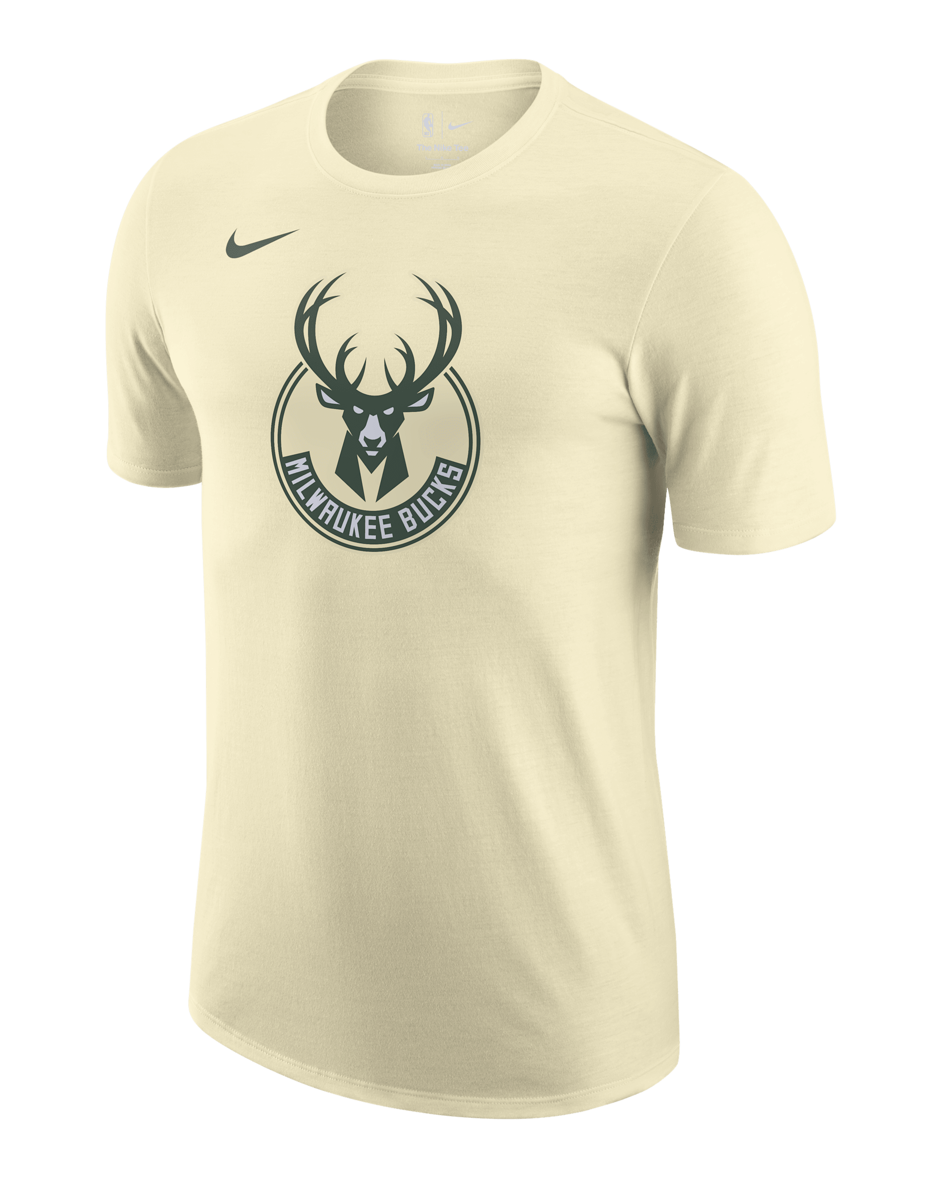 Ανδρικό T-Shirt Nike NBA Μιλγουόκι Μπακς Essential - Flat Opal