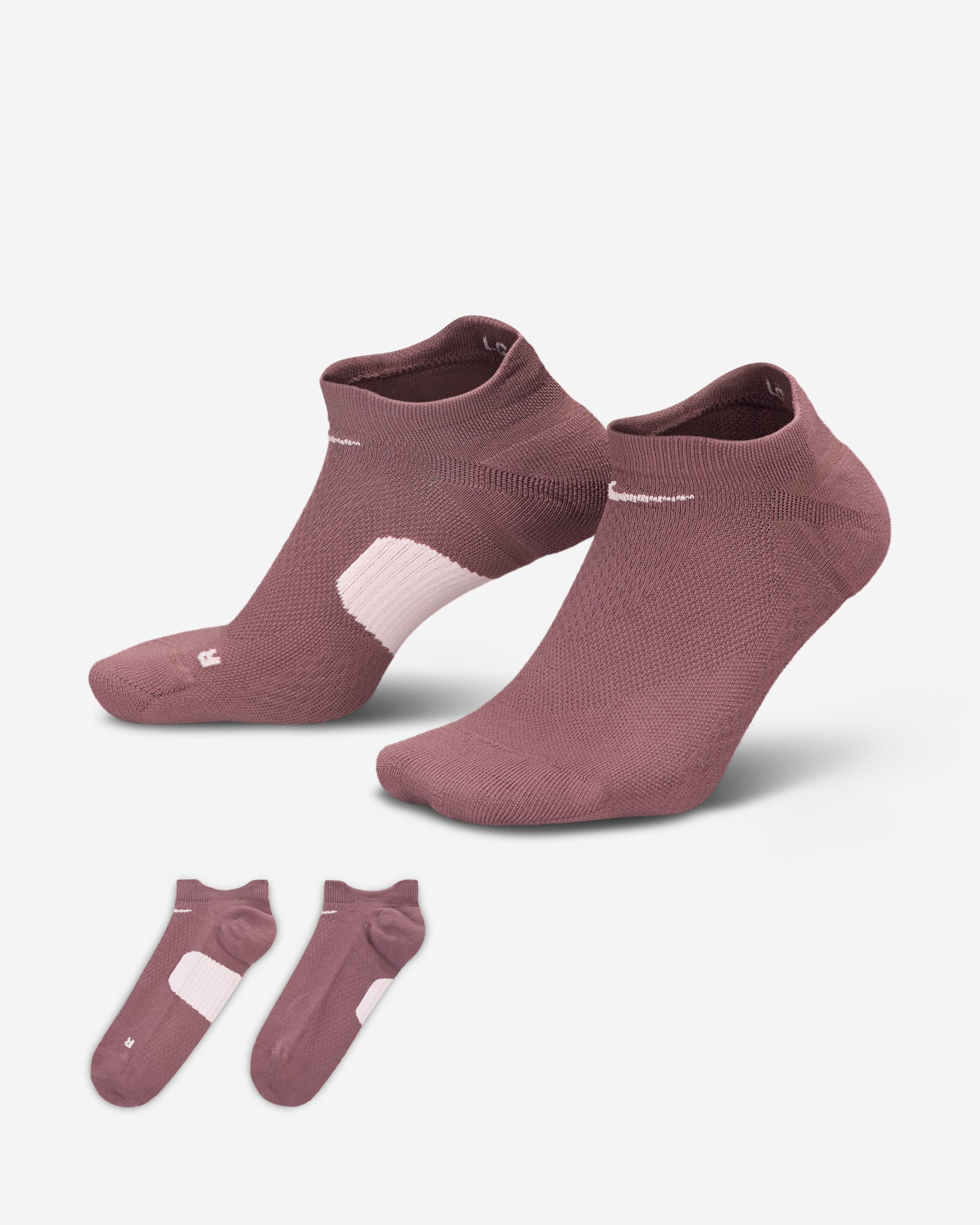 Chaussettes invisibles Nike Running Midweight (1 paire) - Tattoo/Particle Rose/Particle Rose