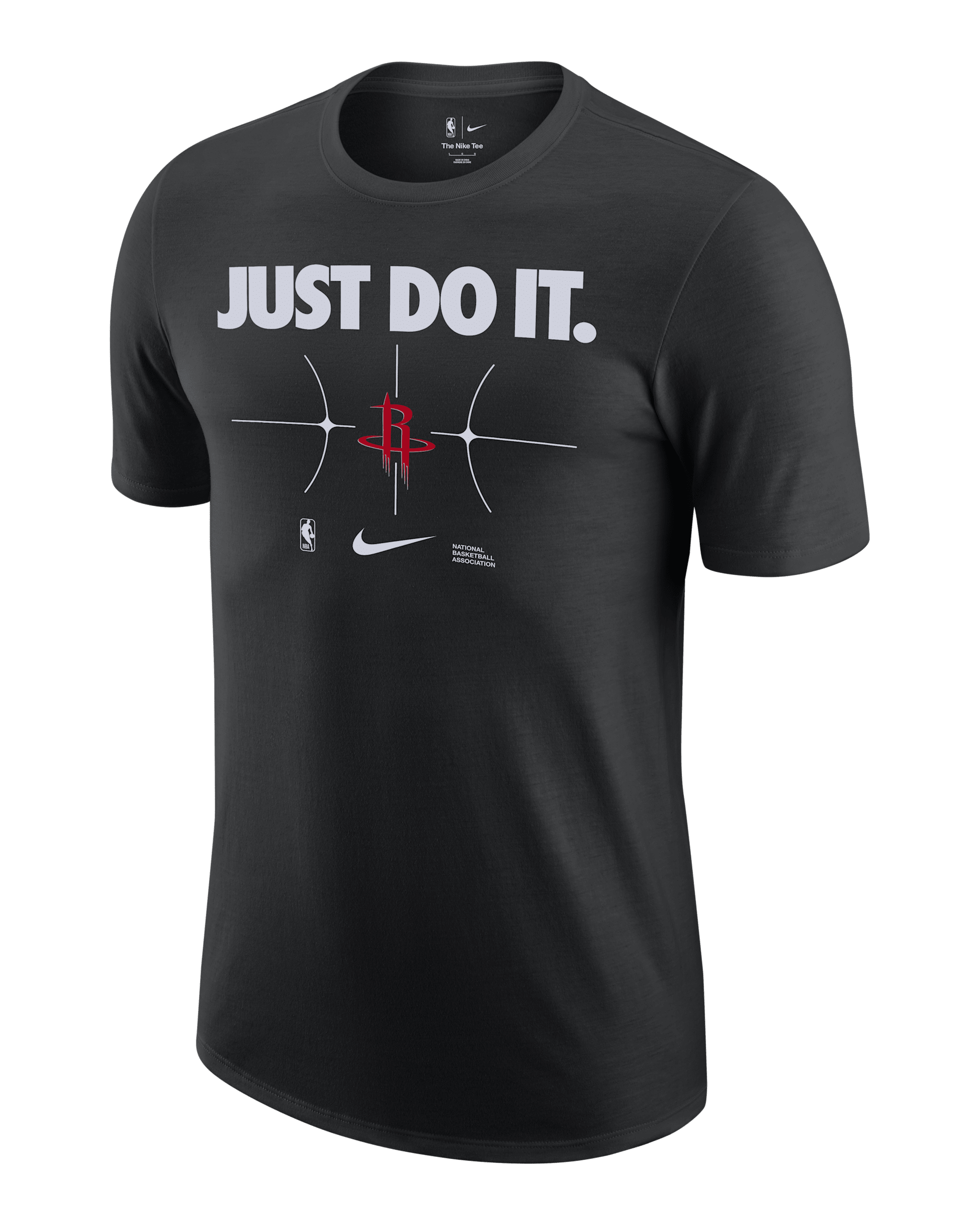 Houston Rockets Essential Men's Nike NBA T-Shirt - Black