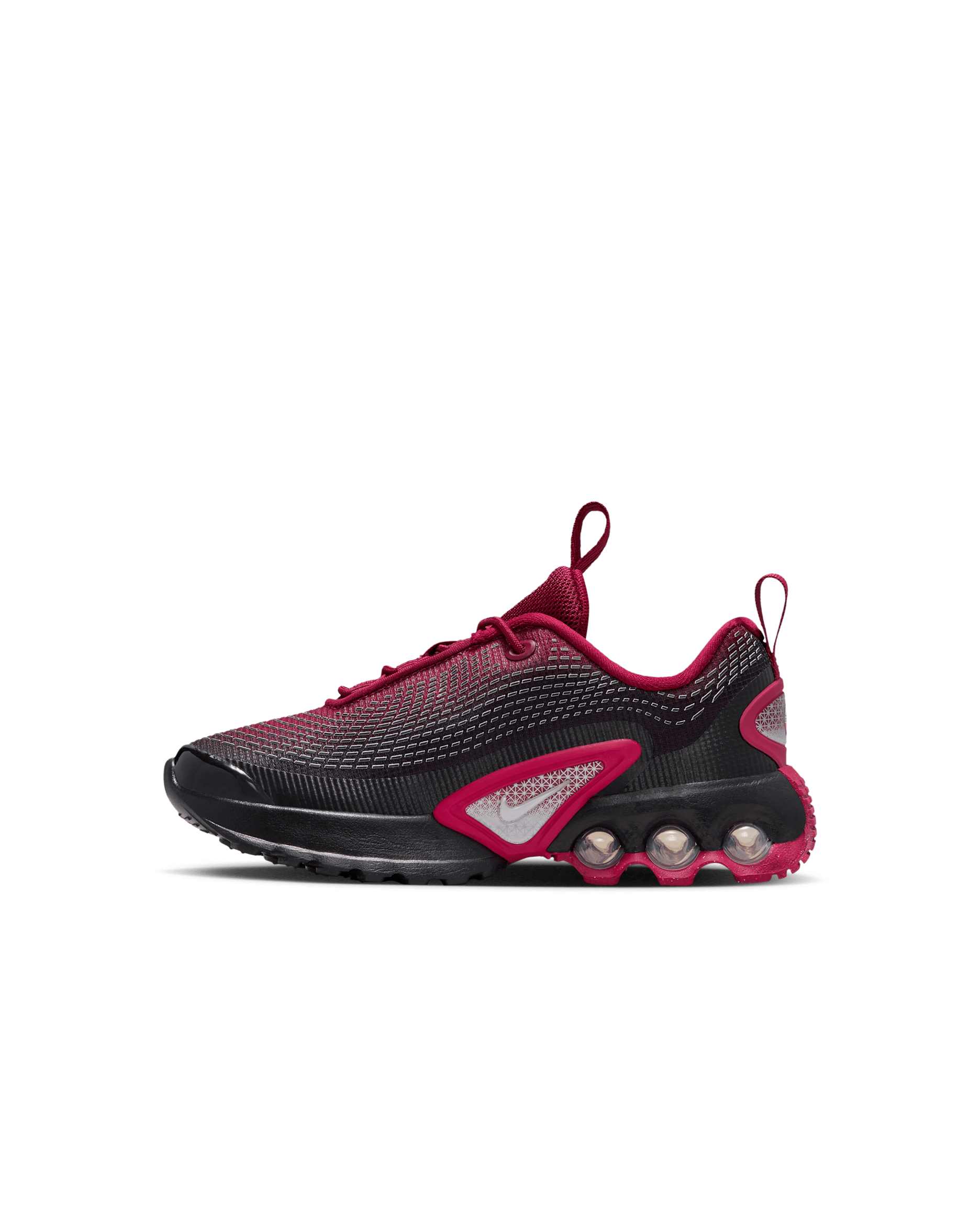 Nike Air Max Dn kleuterschoenen - Team Red/Zwart/Noble Red/Wit