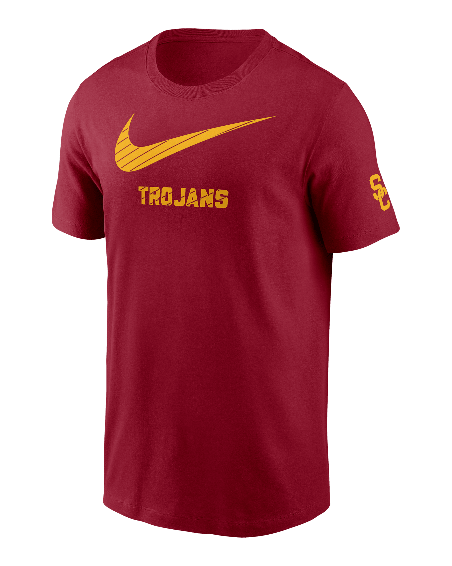 USC Trojans Campus Mascot Men's Nike College T-Shirt - Crimson