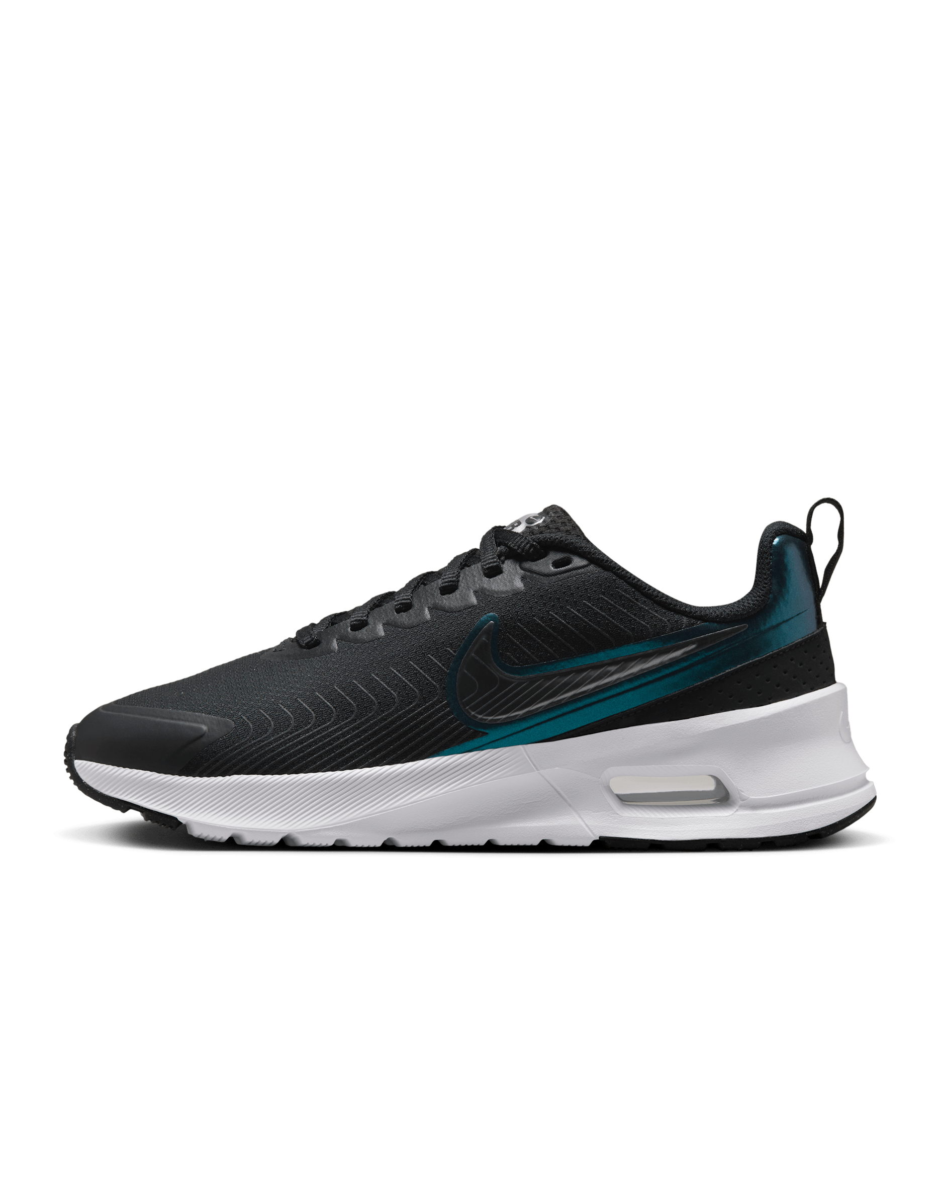 Nike Air Max Nuaxis Women's Shoes - Black/White/Metallic Silver/Metallic Dark Grey