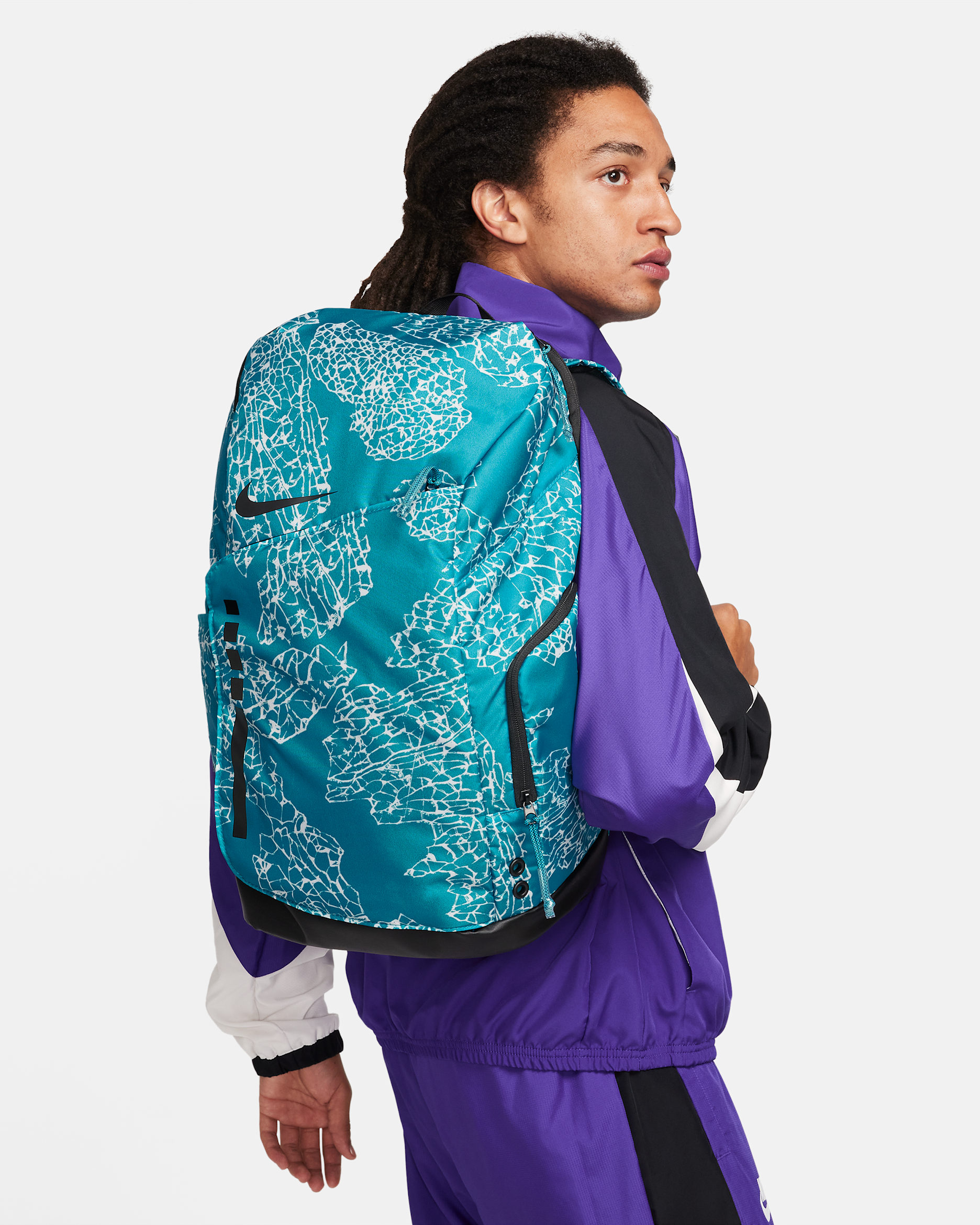 Nike Hoops Elite 背包 (32 公升) - Teal Nebula/黑色/黑色