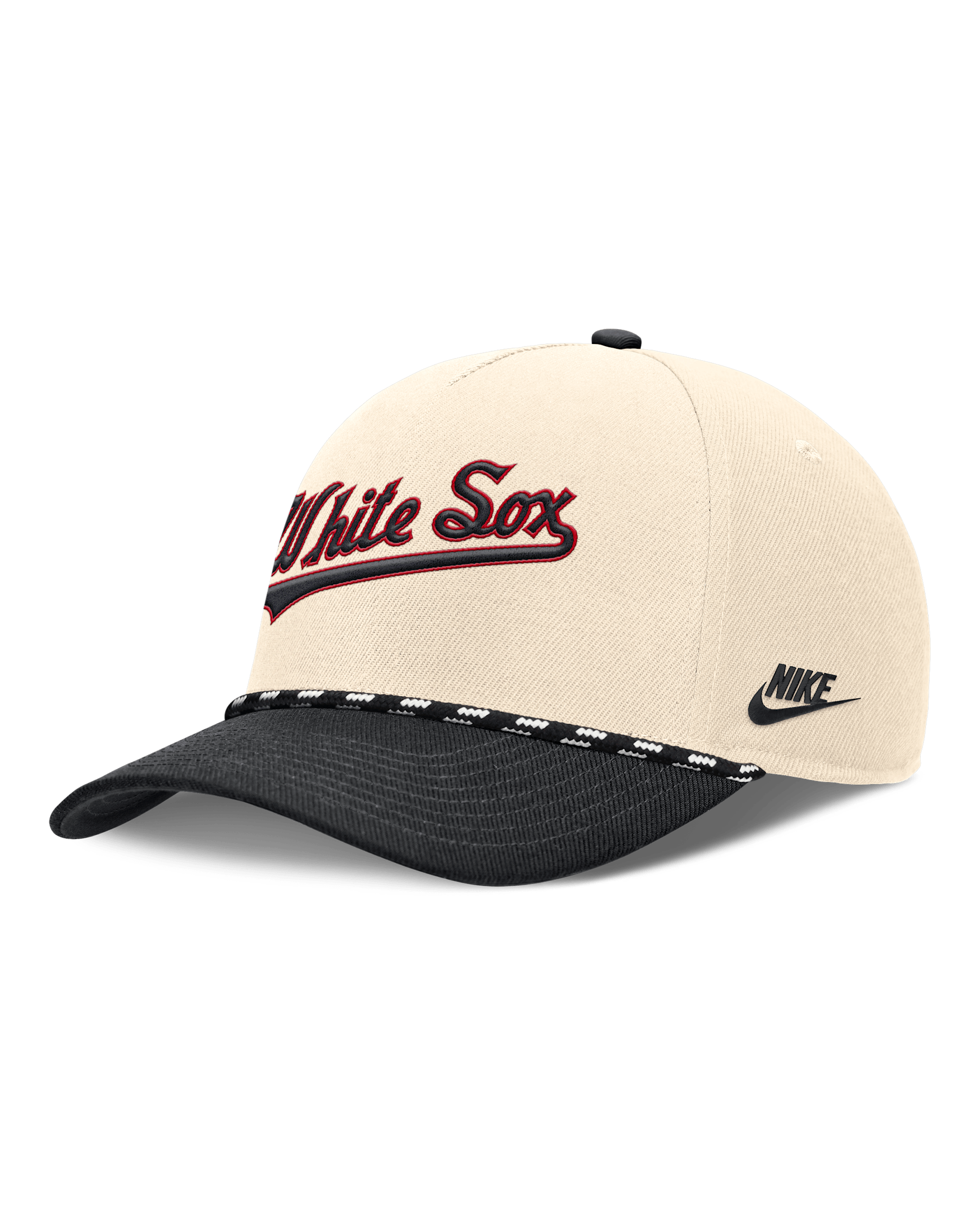 Chicago White Sox Rise Men's Nike MLB Adjustable Hat - Natural
