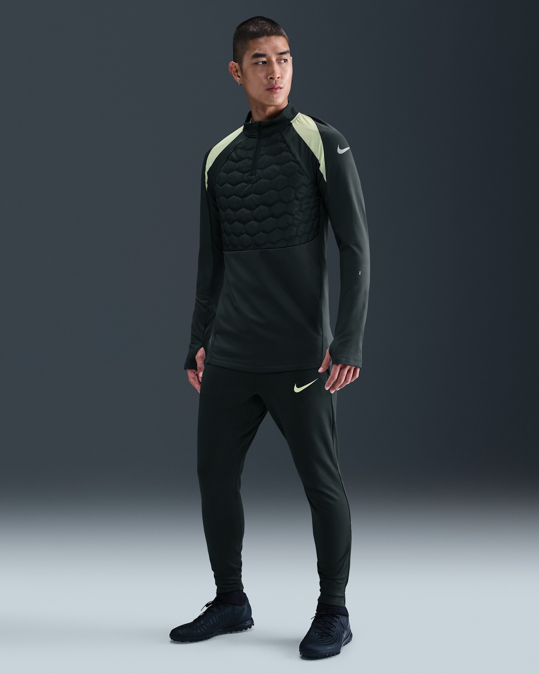 ナイキ ストライク メンズ Dri-FIT サッカーパンツ - シーウィード/シーウィード/ライムライト/ライムライト