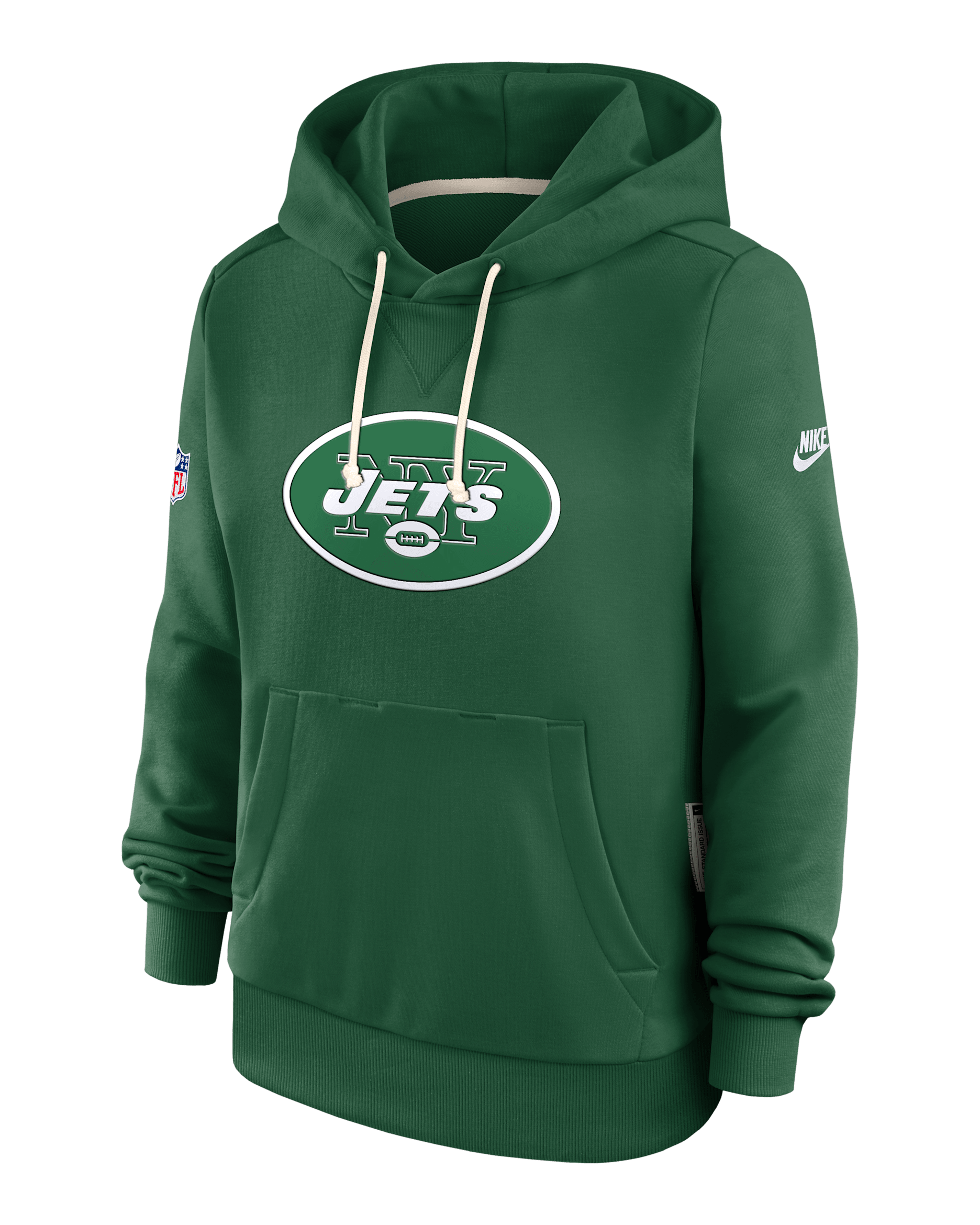 New York Jets Alt Pack Women's Nike Dri-FIT NFL Pullover Hoodie - Kelly Green