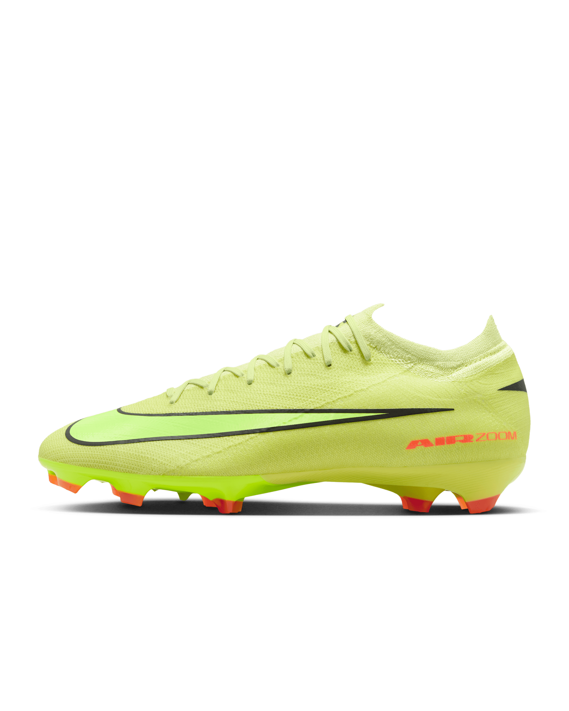 Nike Mercurial Vapor 16 Pro Low Top-Fußballschuh für normalen Rasen - Limelight/Hyper Crimson/Volt