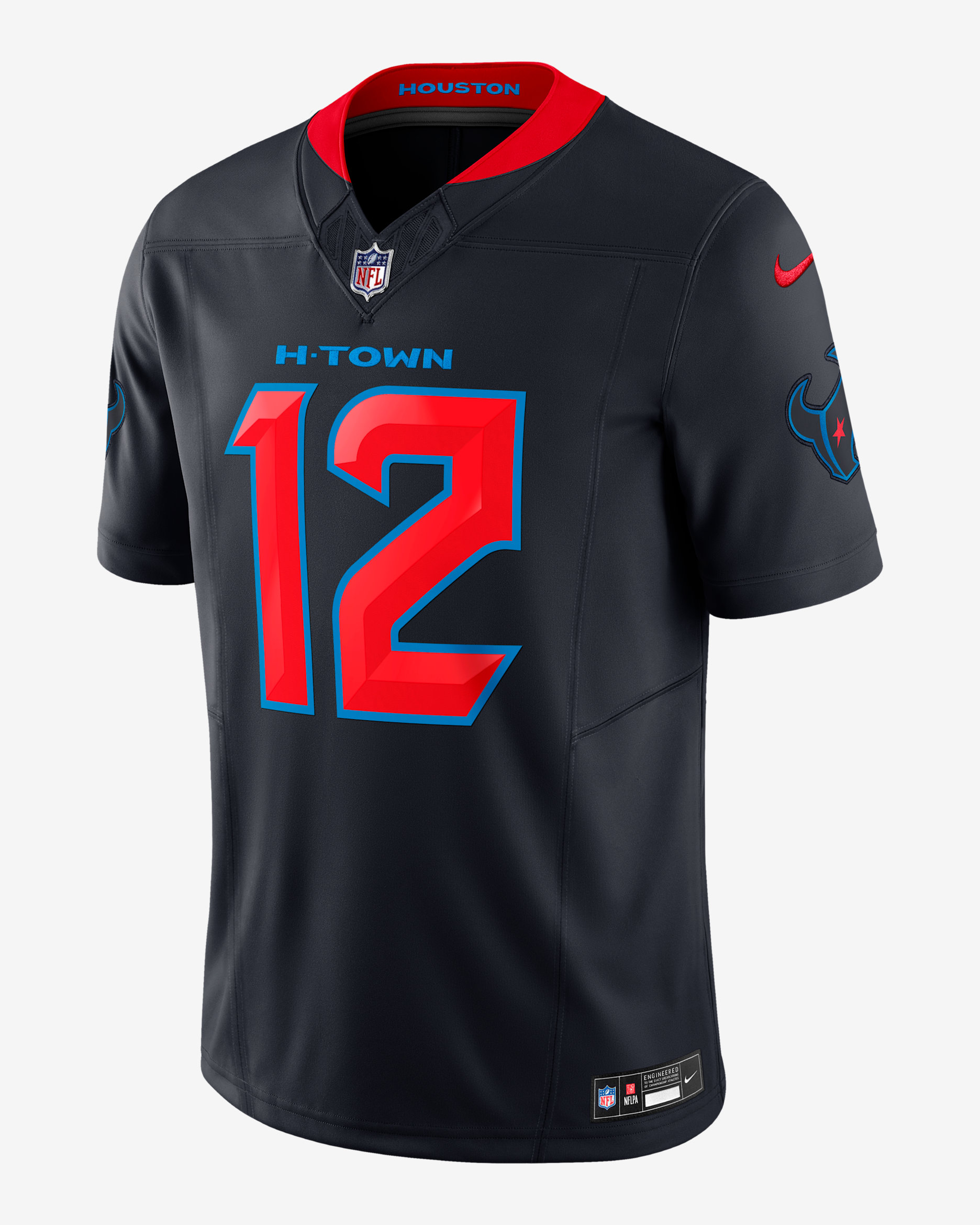 Jersey Nike Dri-FIT de la NFL Limited para hombre Nico Collins Houston Texans - Azul marino
