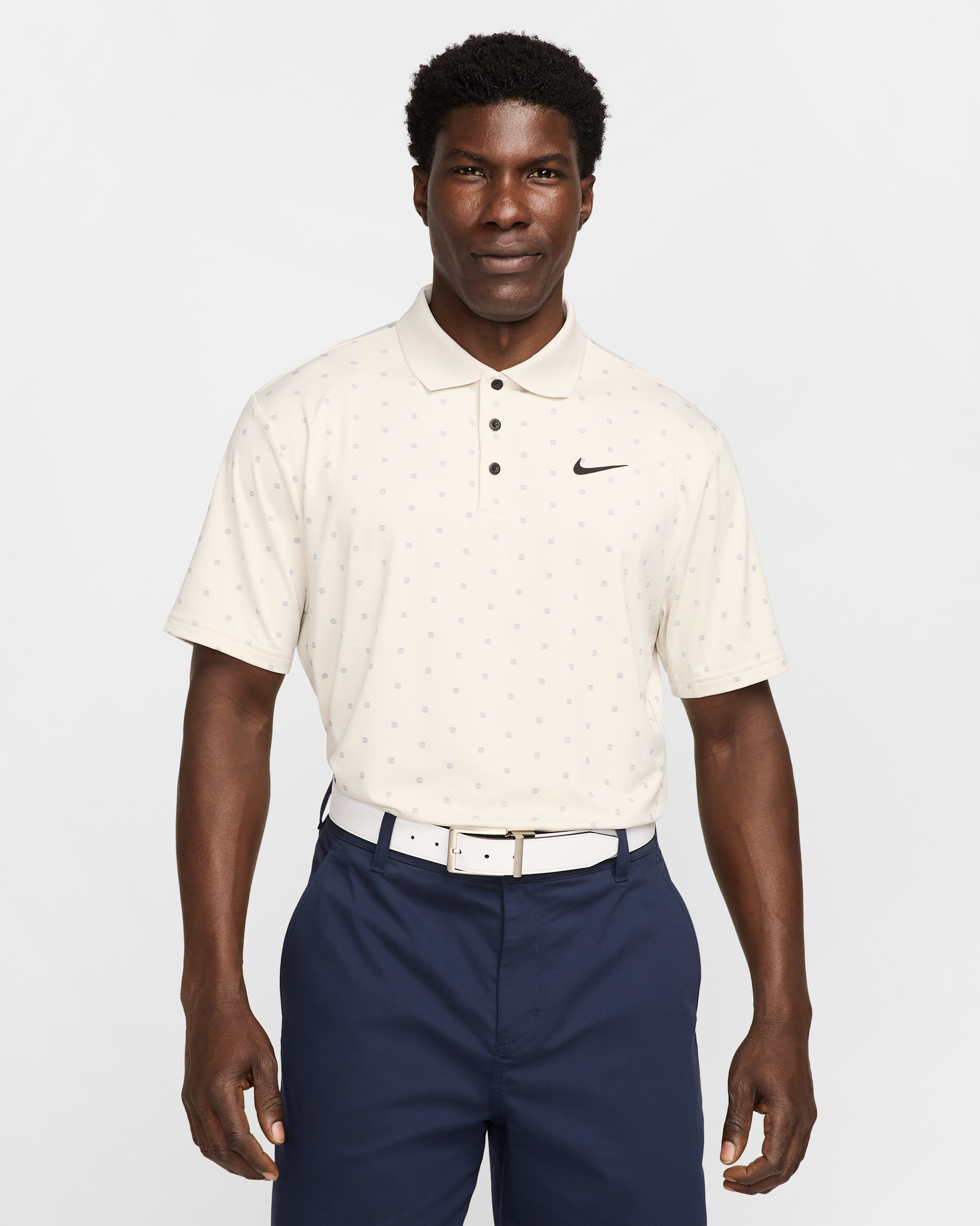 Nike Tour Men's Dri-FIT Golf Polo - Light Orewood Brown/Black