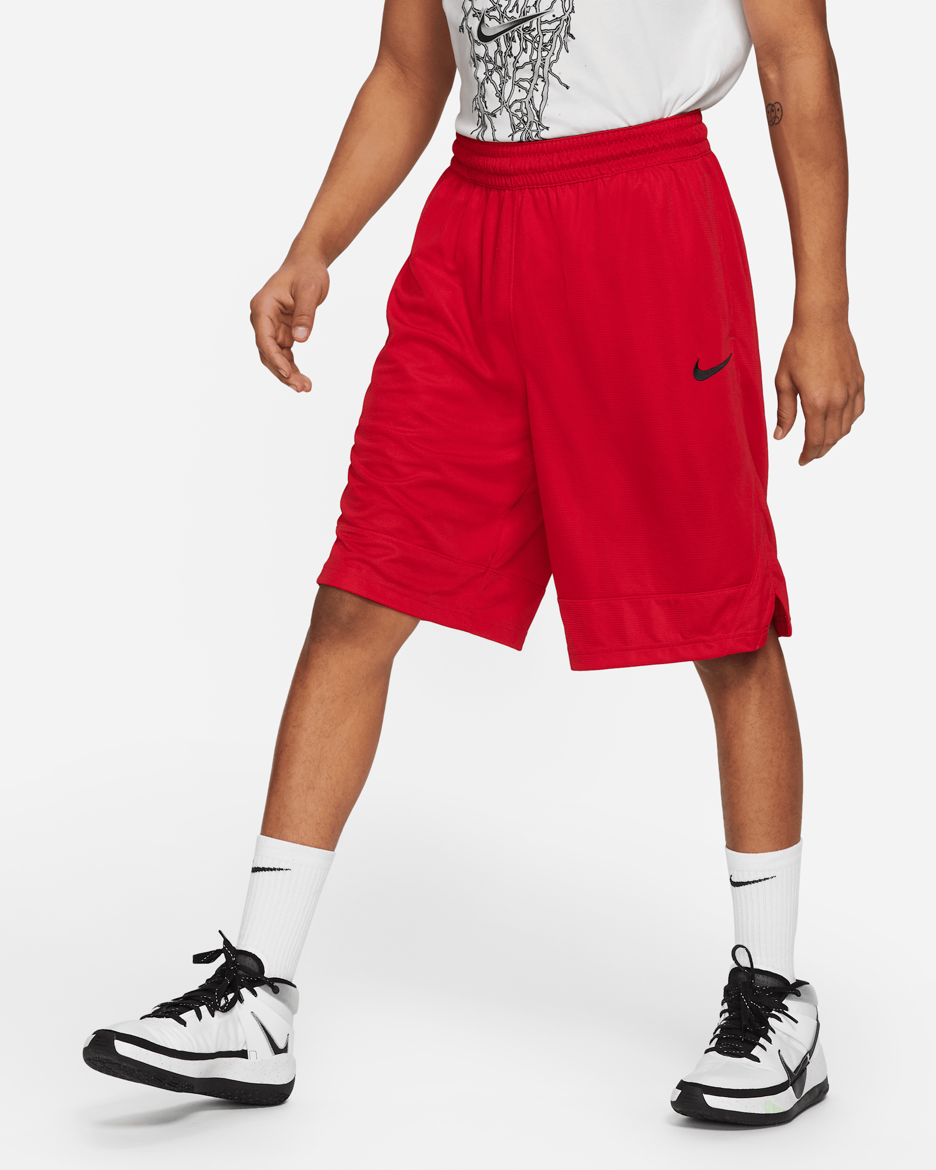 Nike Dri-FIT Icon Men's Basketball Shorts - University Red/University Red/Black