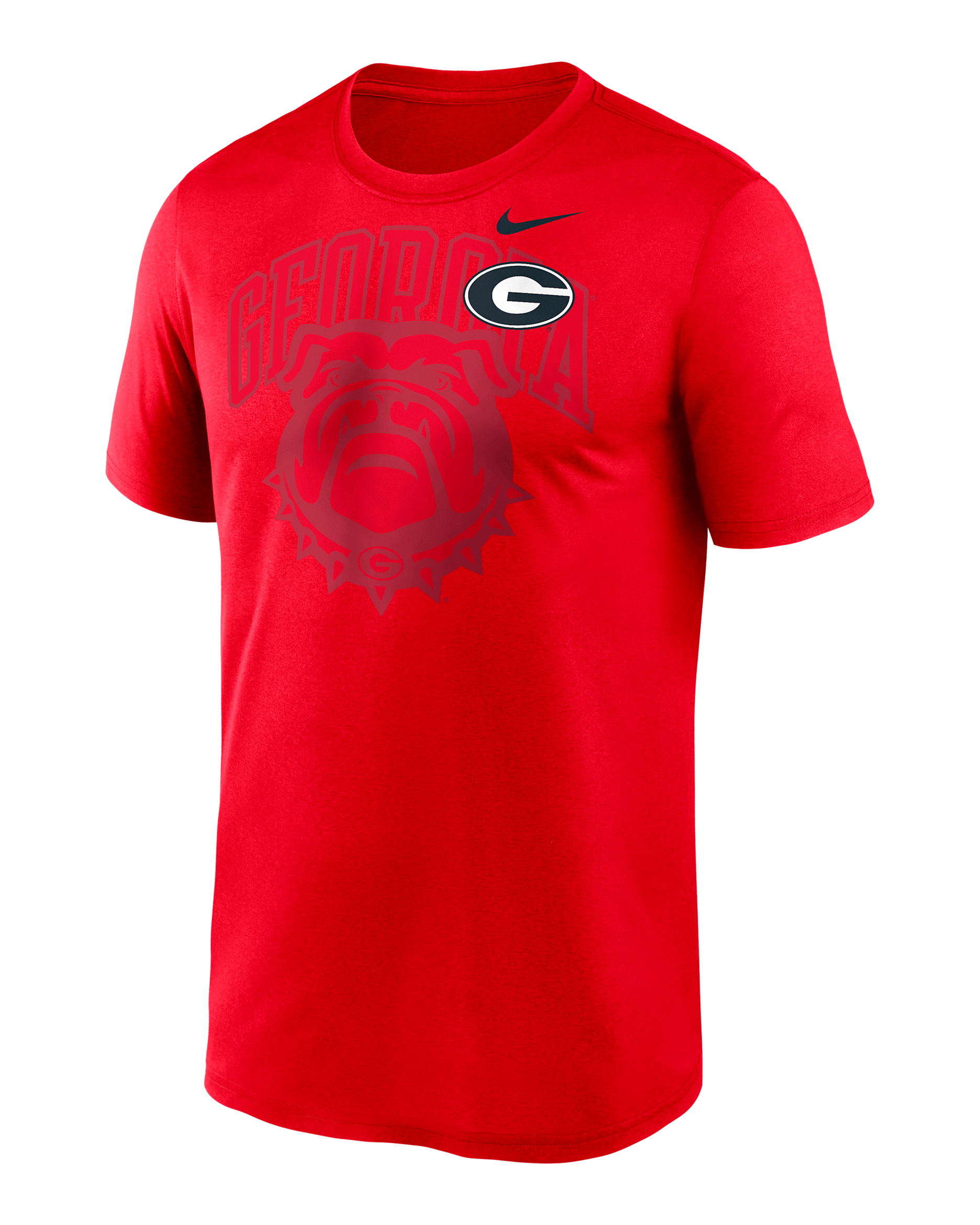 Georgia Campus Legend Shadow Logo Men's Nike Dri-FIT College T-Shirt - Red