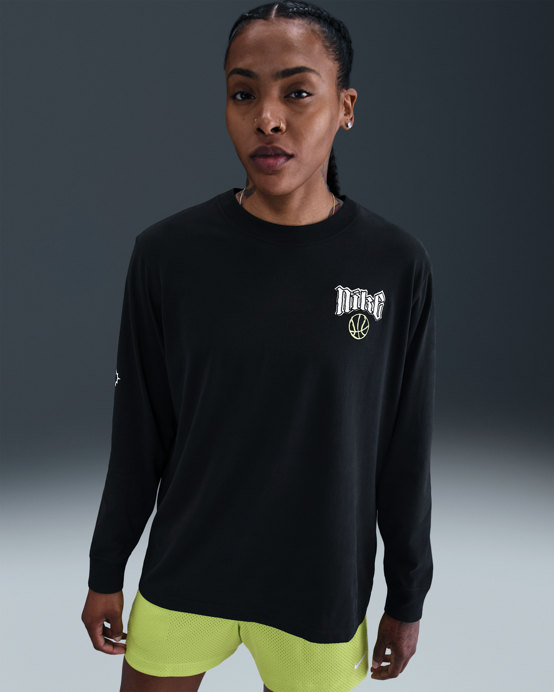 T-shirt de basquetebol Dri-FIT Nike para mulher - Preto