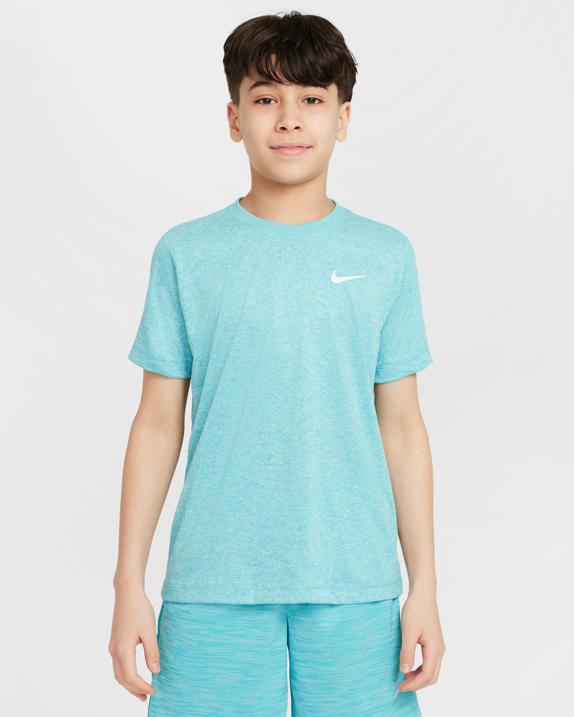 Nike Legend Big Kids' Dri-FIT T-Shirt - Dusty Cactus/Pure/Heather