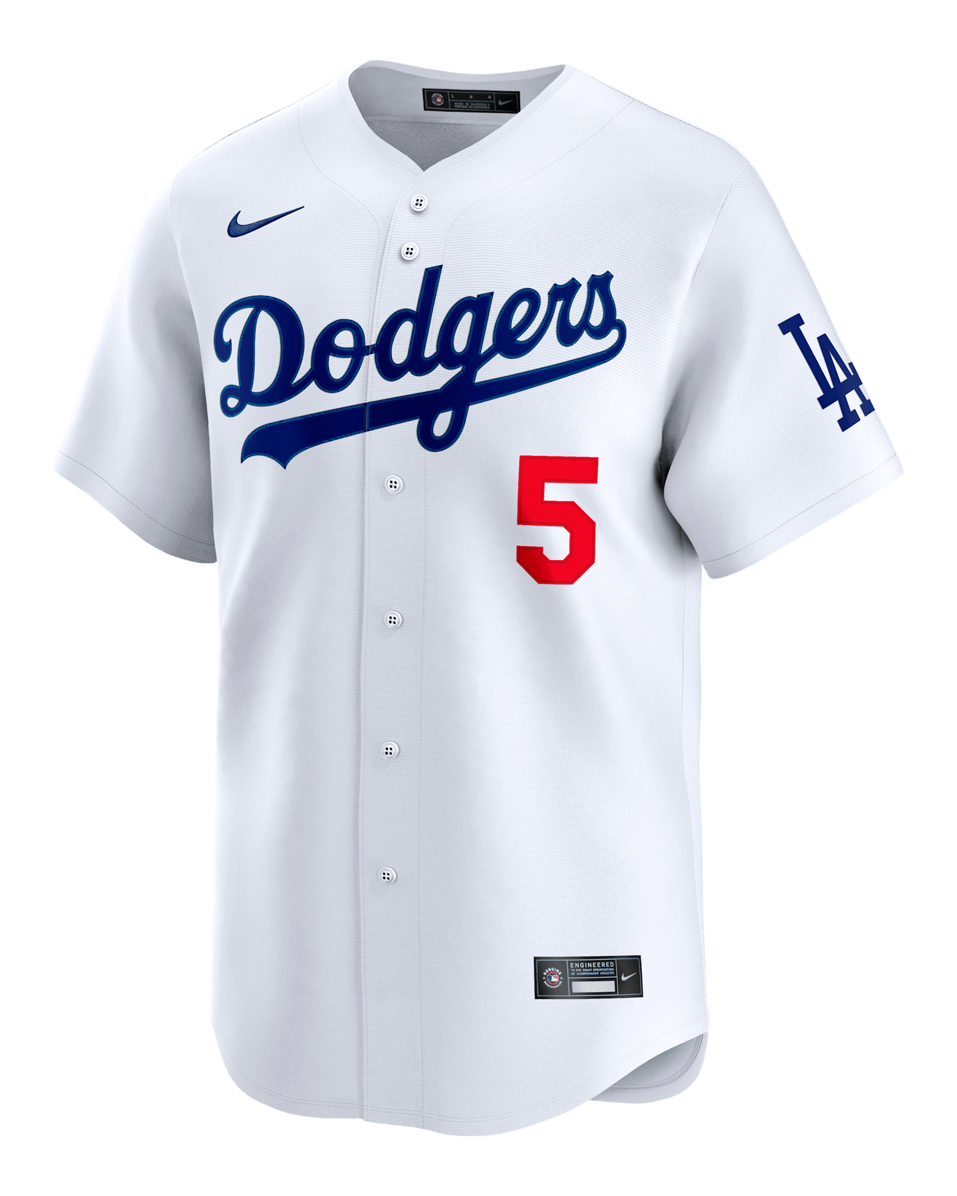 Jersey Nike Dri-FIT ADV de la MLB Limited para hombre Freddie Freeman Los Angeles Dodgers - Blanco