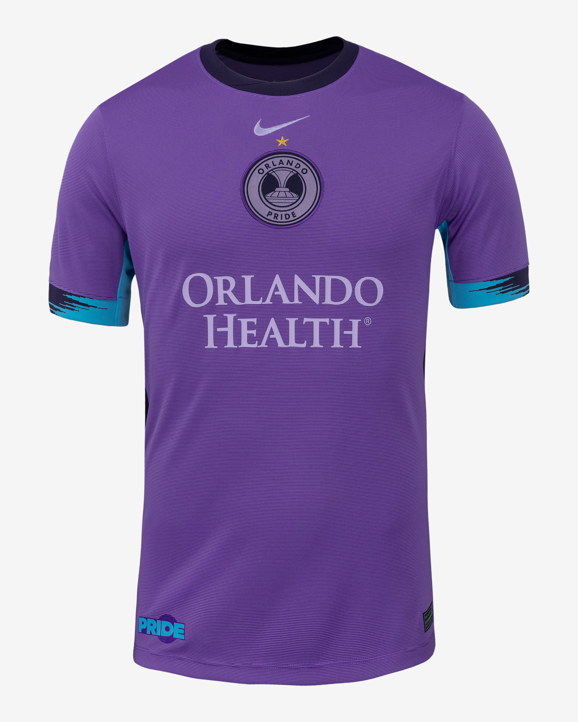 Jersey Nike Dri-FIT de la NWSL tipo réplica para hombre Barbra Banda Orlando Pride visitante Stadium - Uva acción/Morado campo