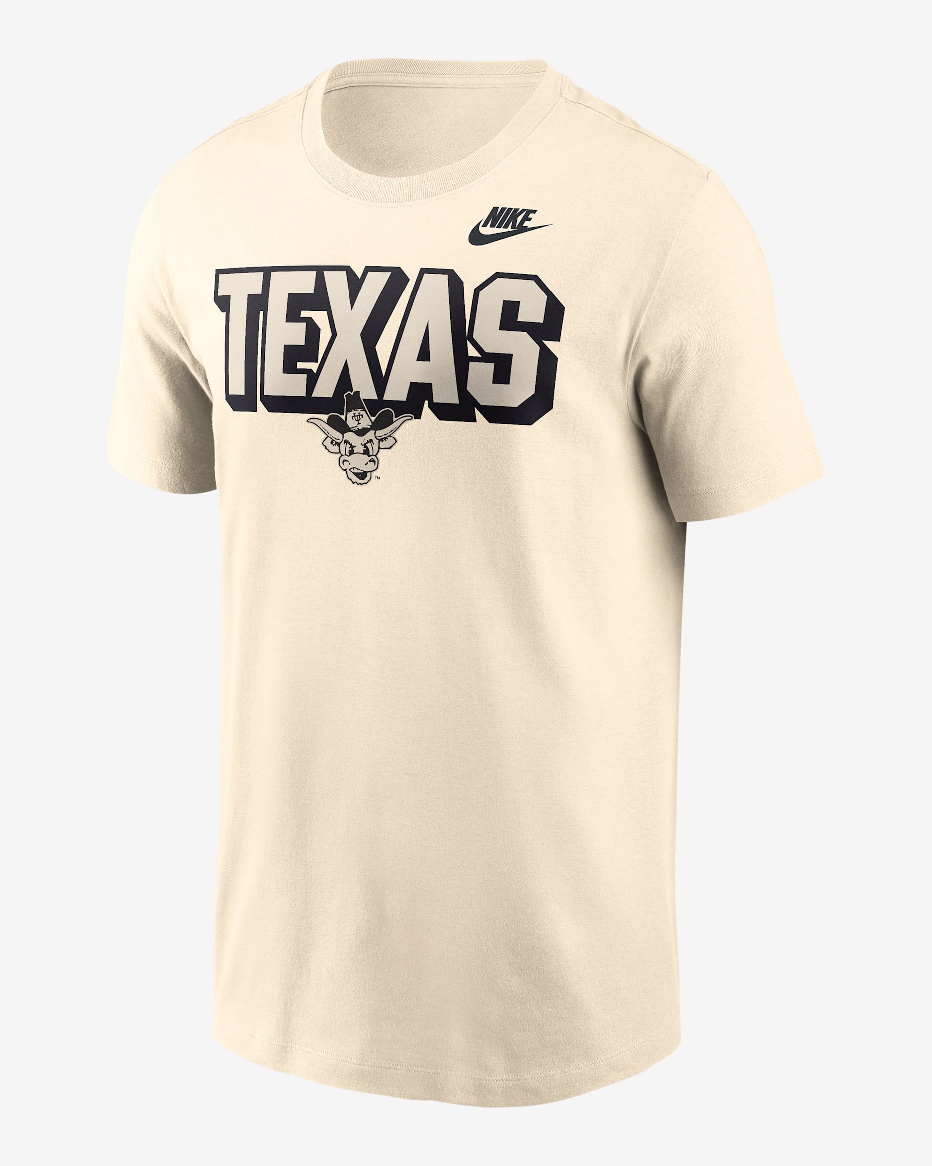 Texas Team Bold Men's Nike College T-Shirt - Natural