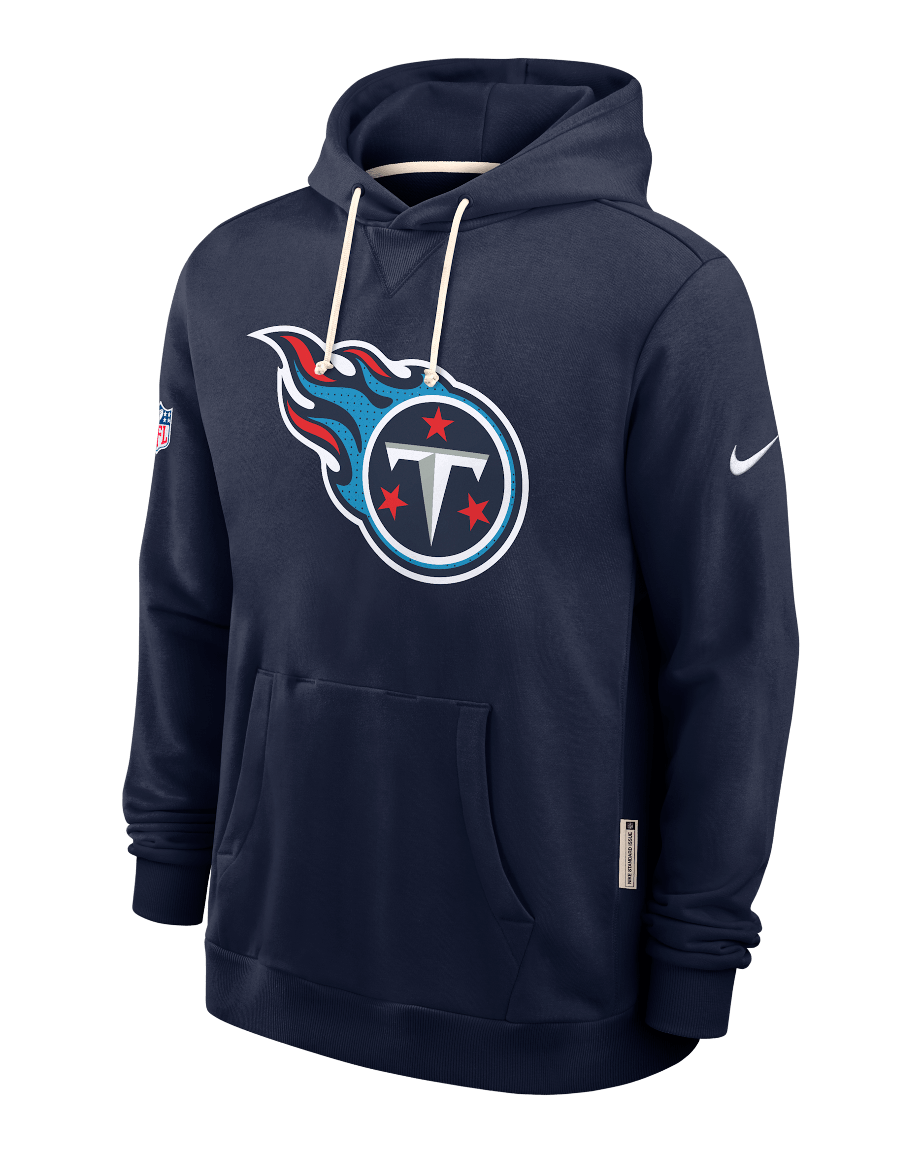 Tennessee Titans Initial Home Sideline Men's Nike Dri-FIT NFL Pullover Hoodie - College Navy