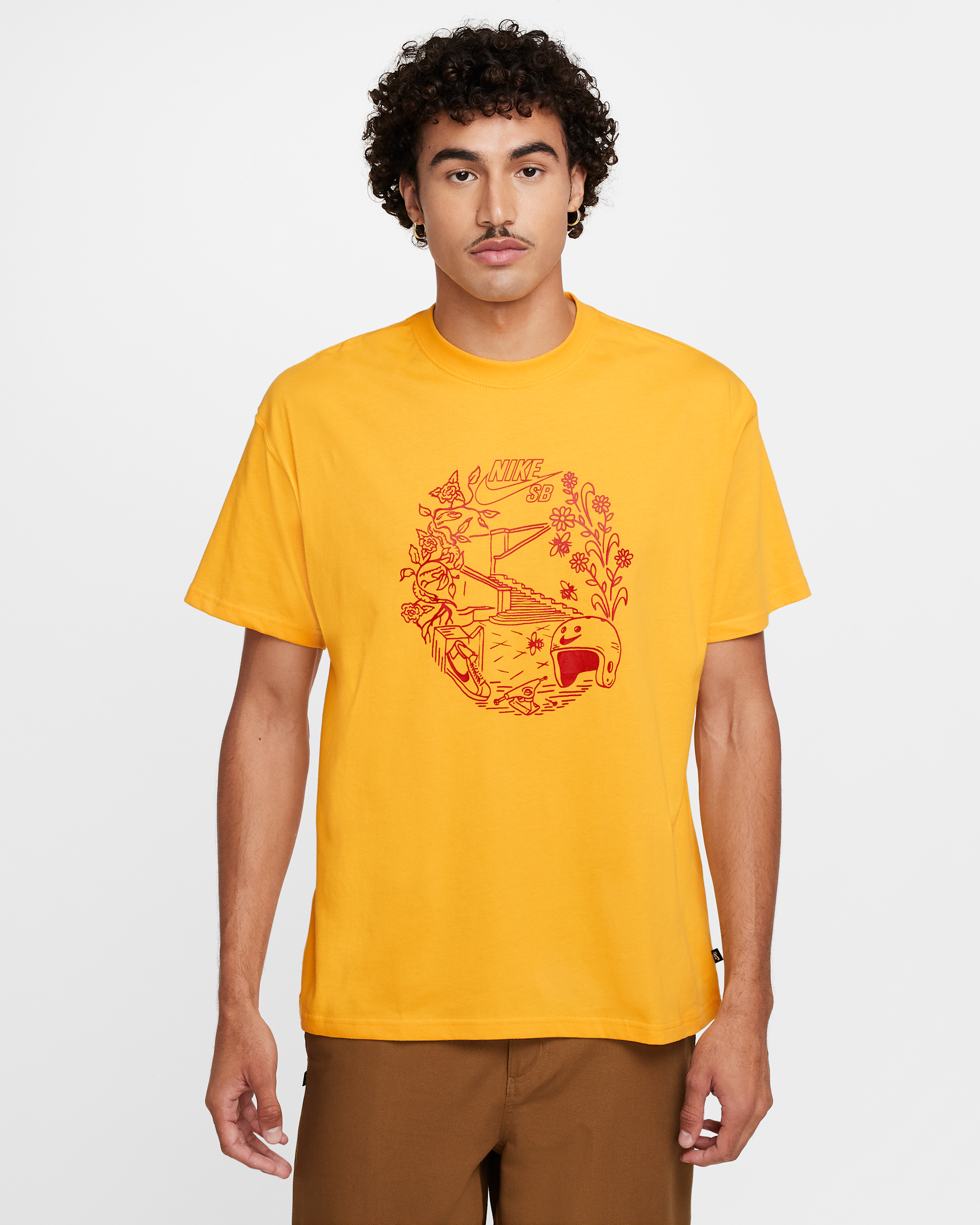 Nike SB T-Shirt - University Gold