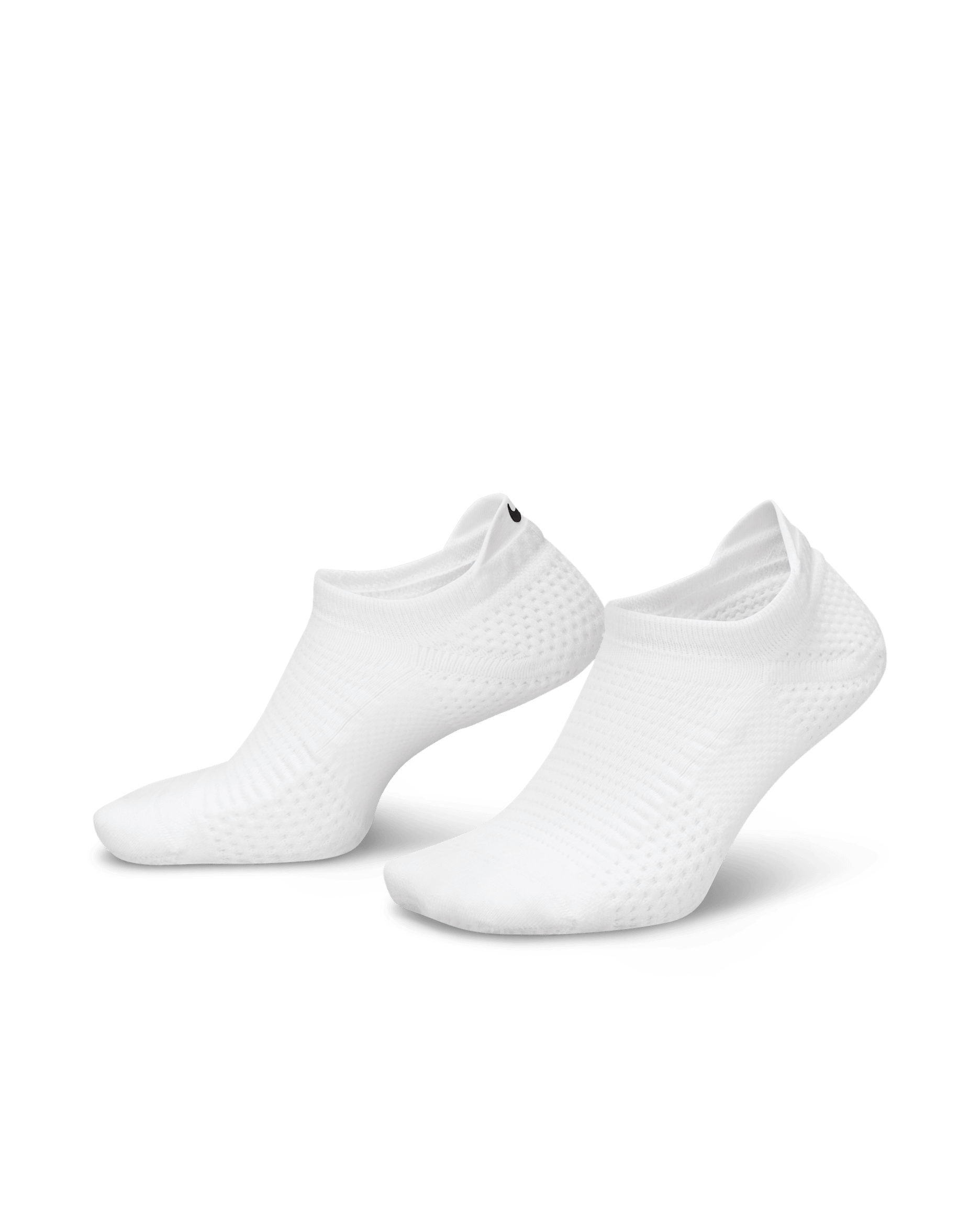 Nike Unicorn Dri-FIT ADV gepolsterte No-Show-Socken (1 Paar) - Weiß/Weiß/Schwarz