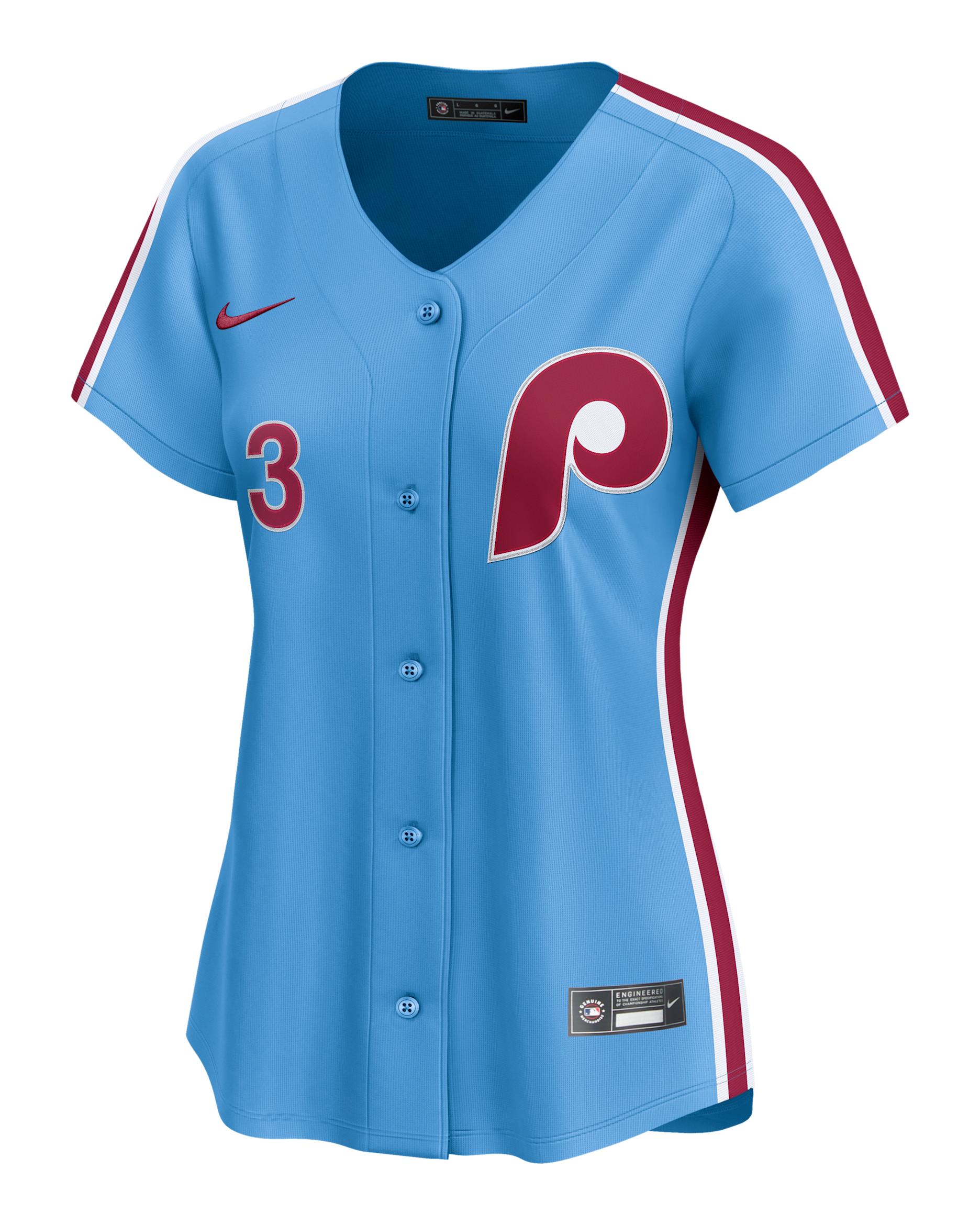 Bryce Harper Philadelphia Phillies Women’s Nike Dri-FIT ADV MLB Limited Jersey - Light Blue